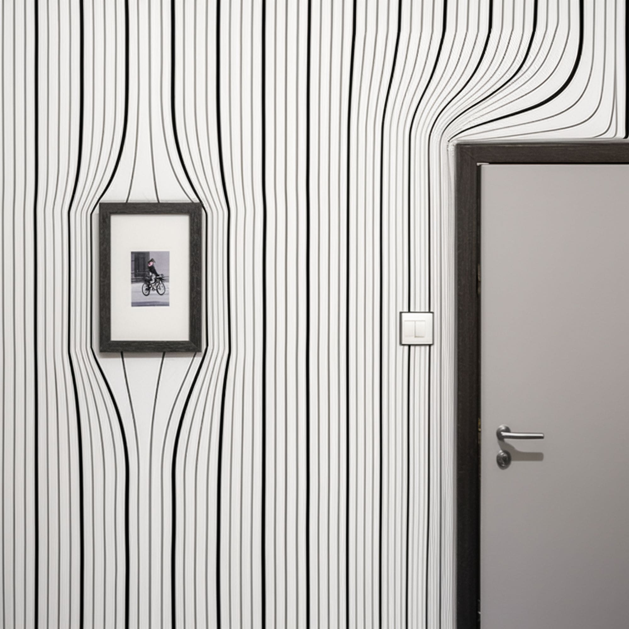 Optical Illusion Stripe Wallpaper