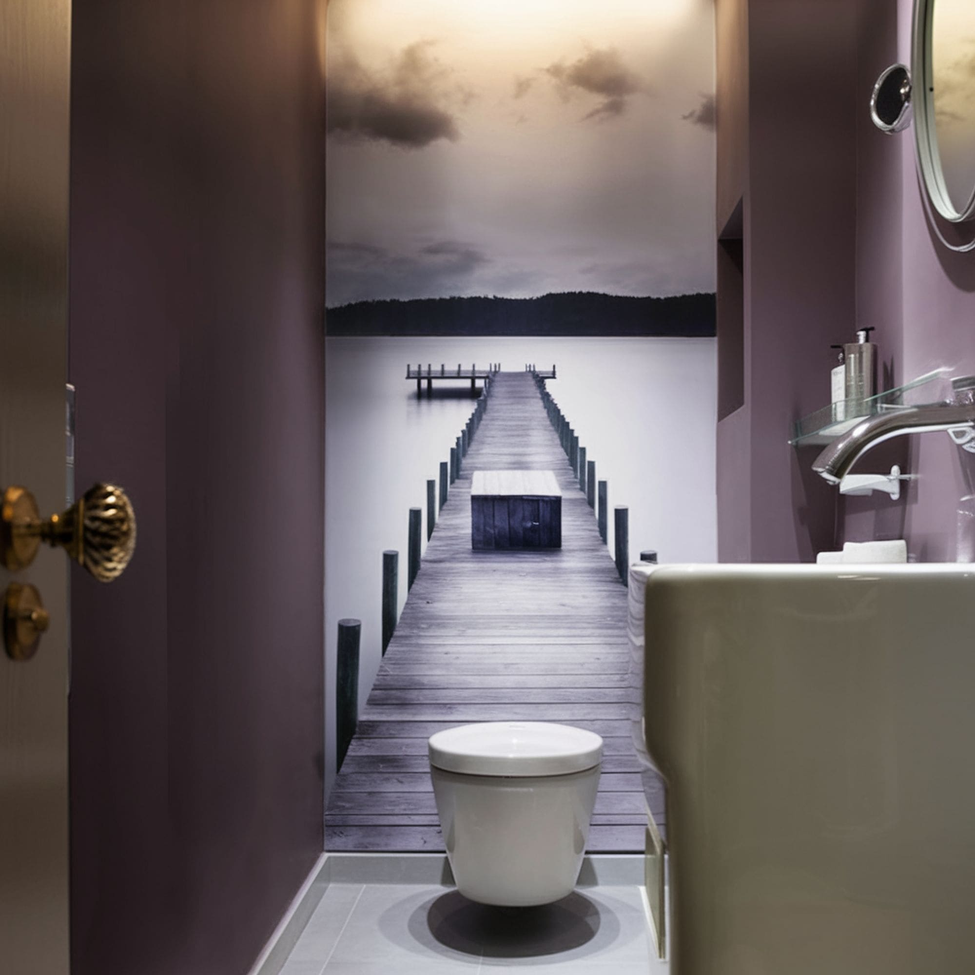 Optical Illusion Toilet Framing