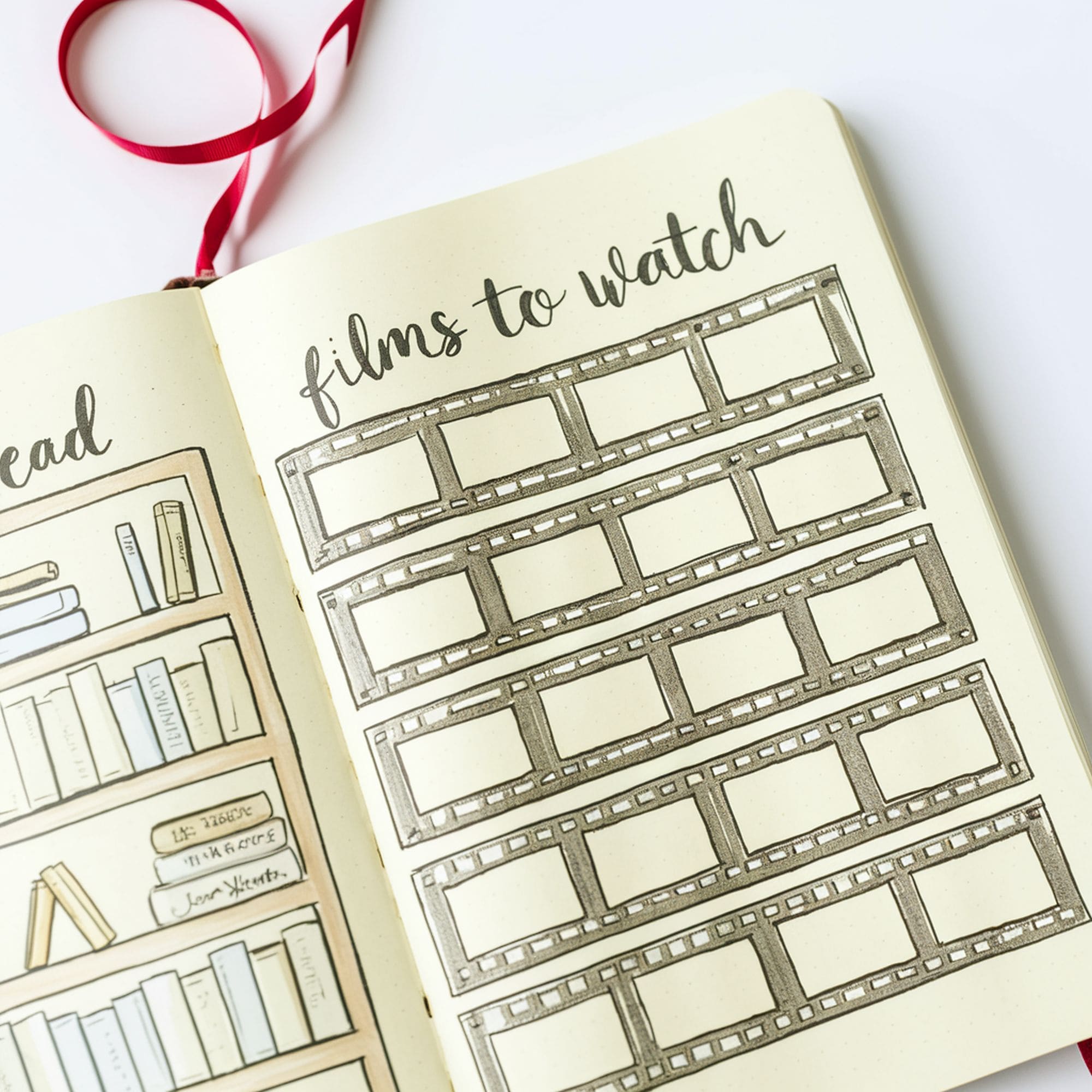 Movie List Bullet Journal