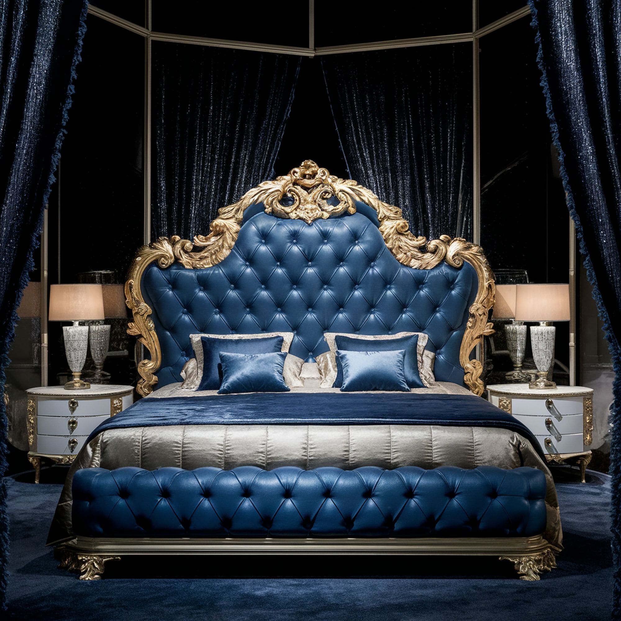 Parisian Style With Roccoco Bed