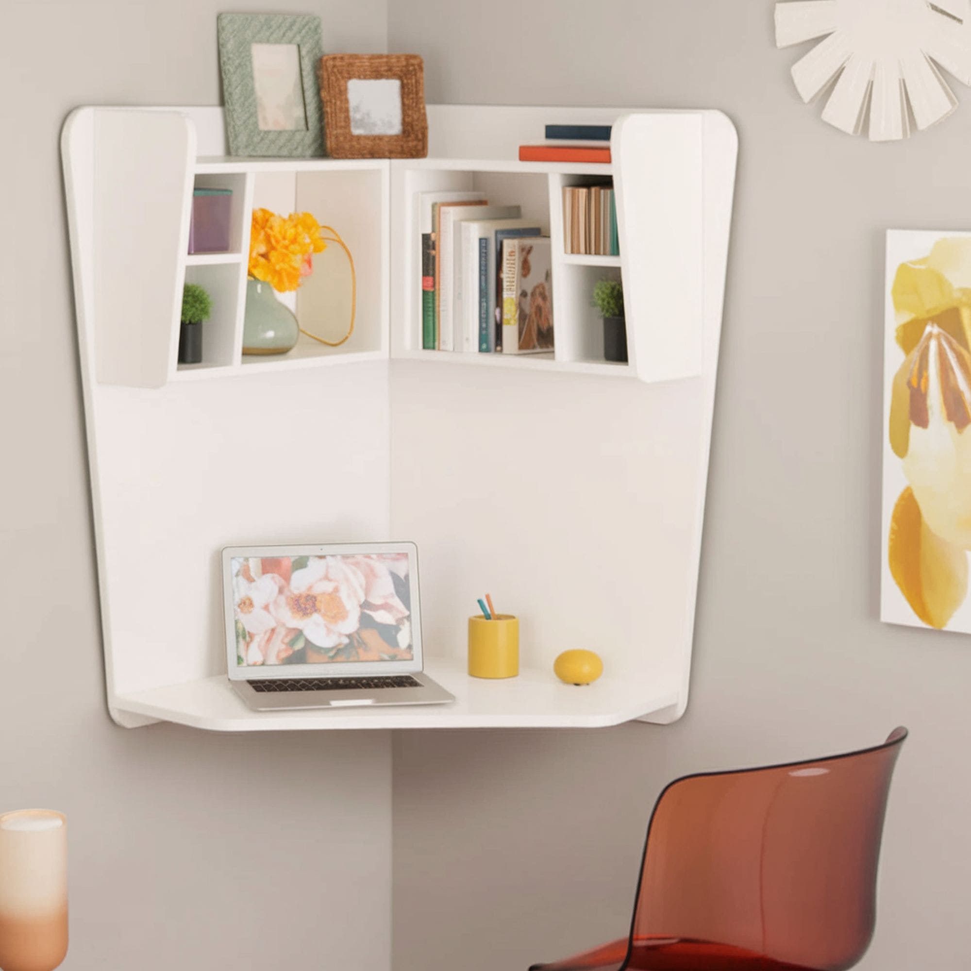 Floating Corner Desk