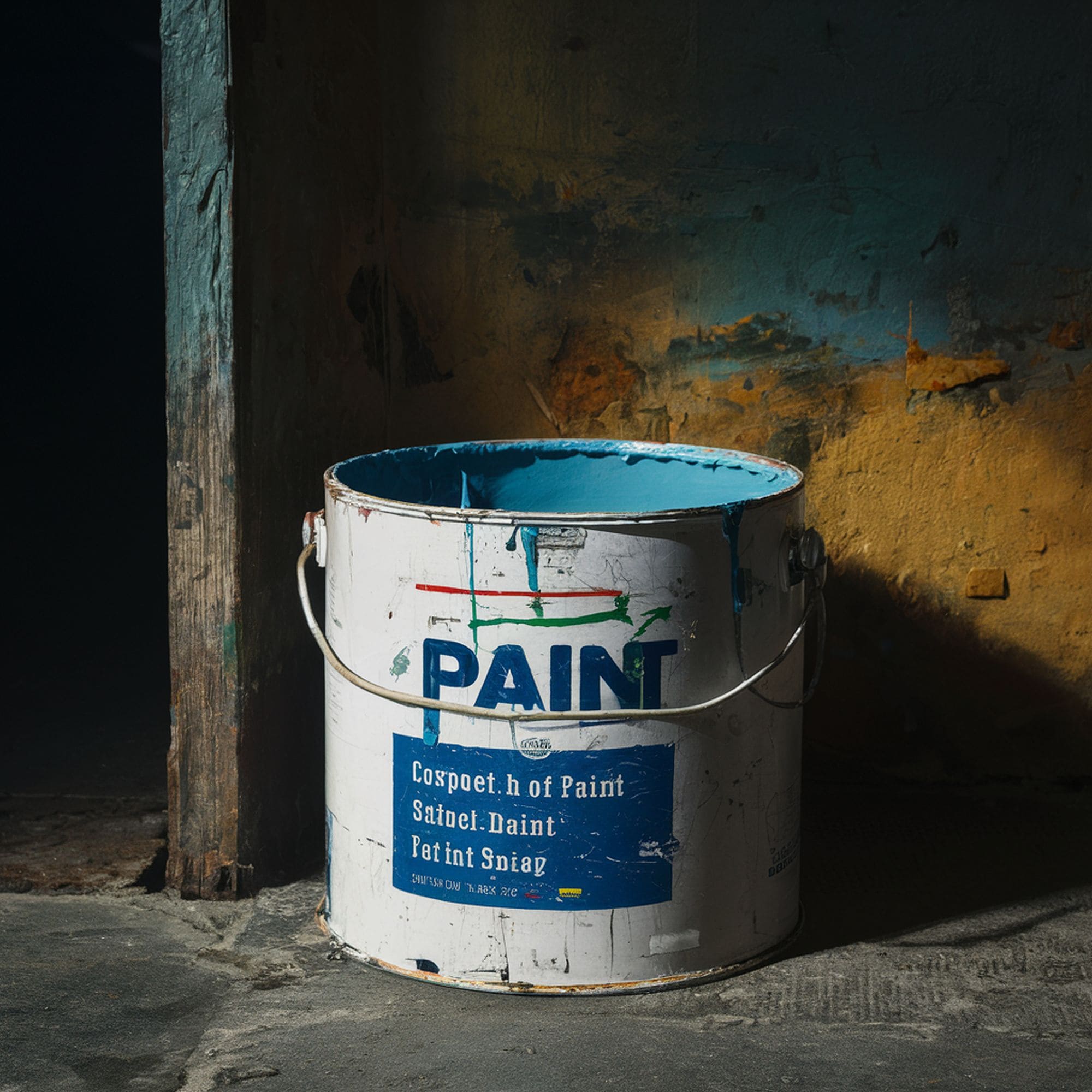 Old Paint Bucket