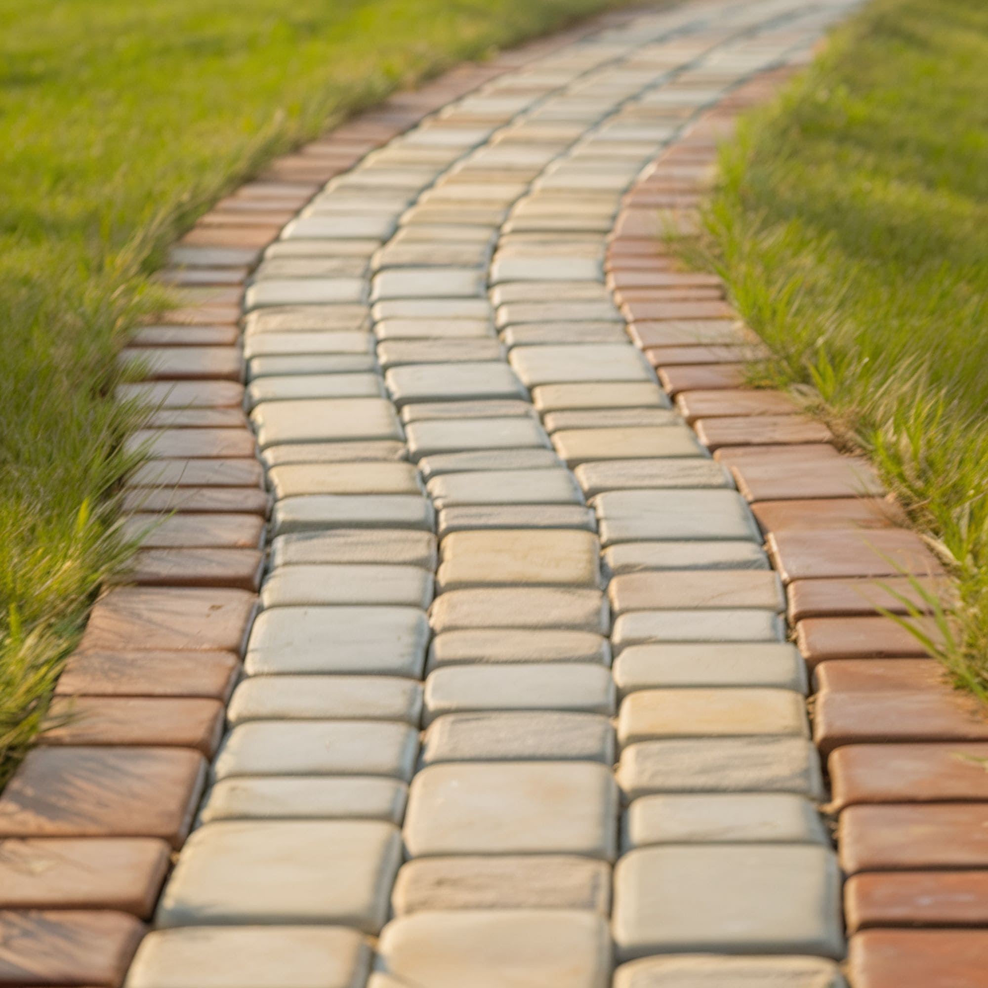 Symmetrical Stepping Stones Pathway