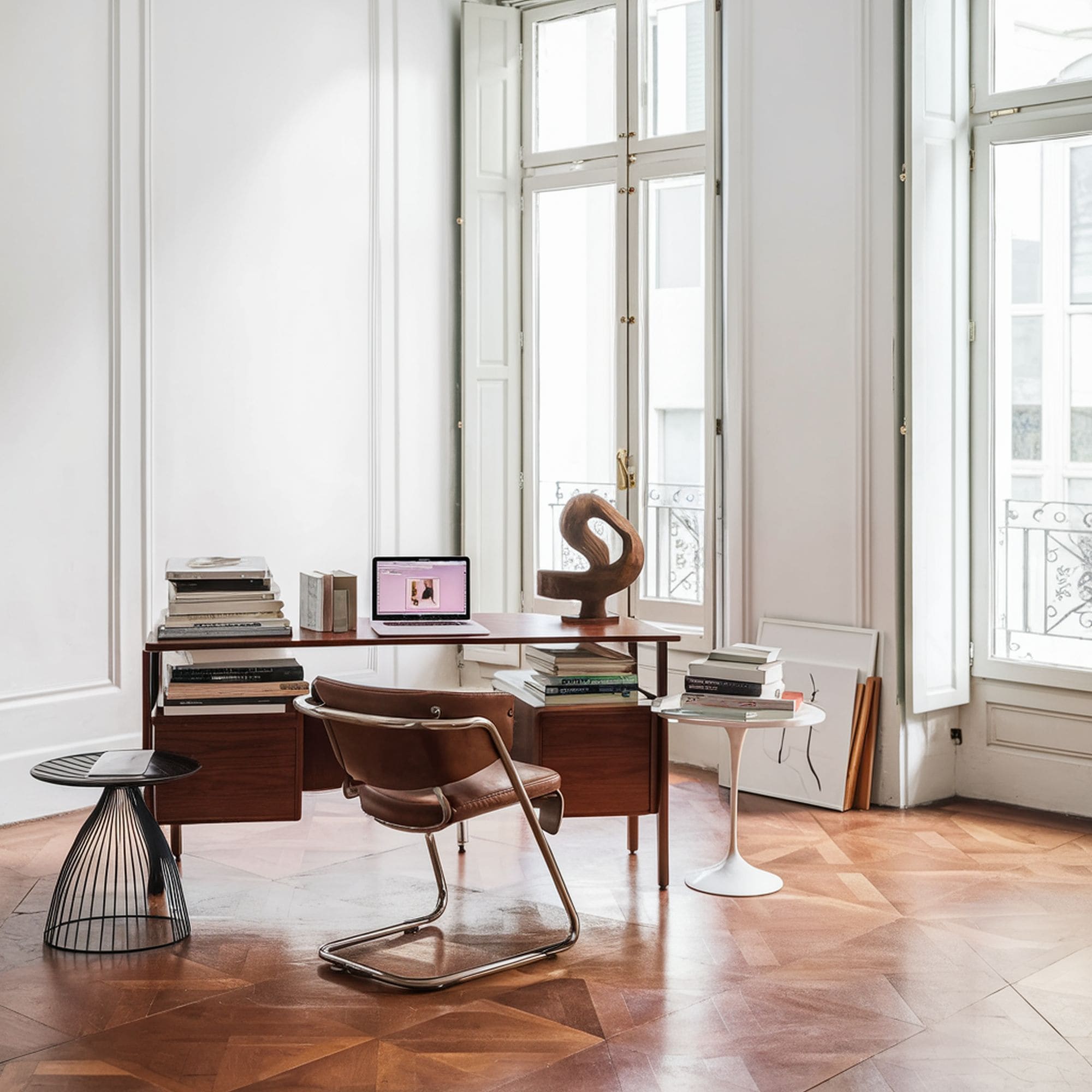 Parisian Style Home Office