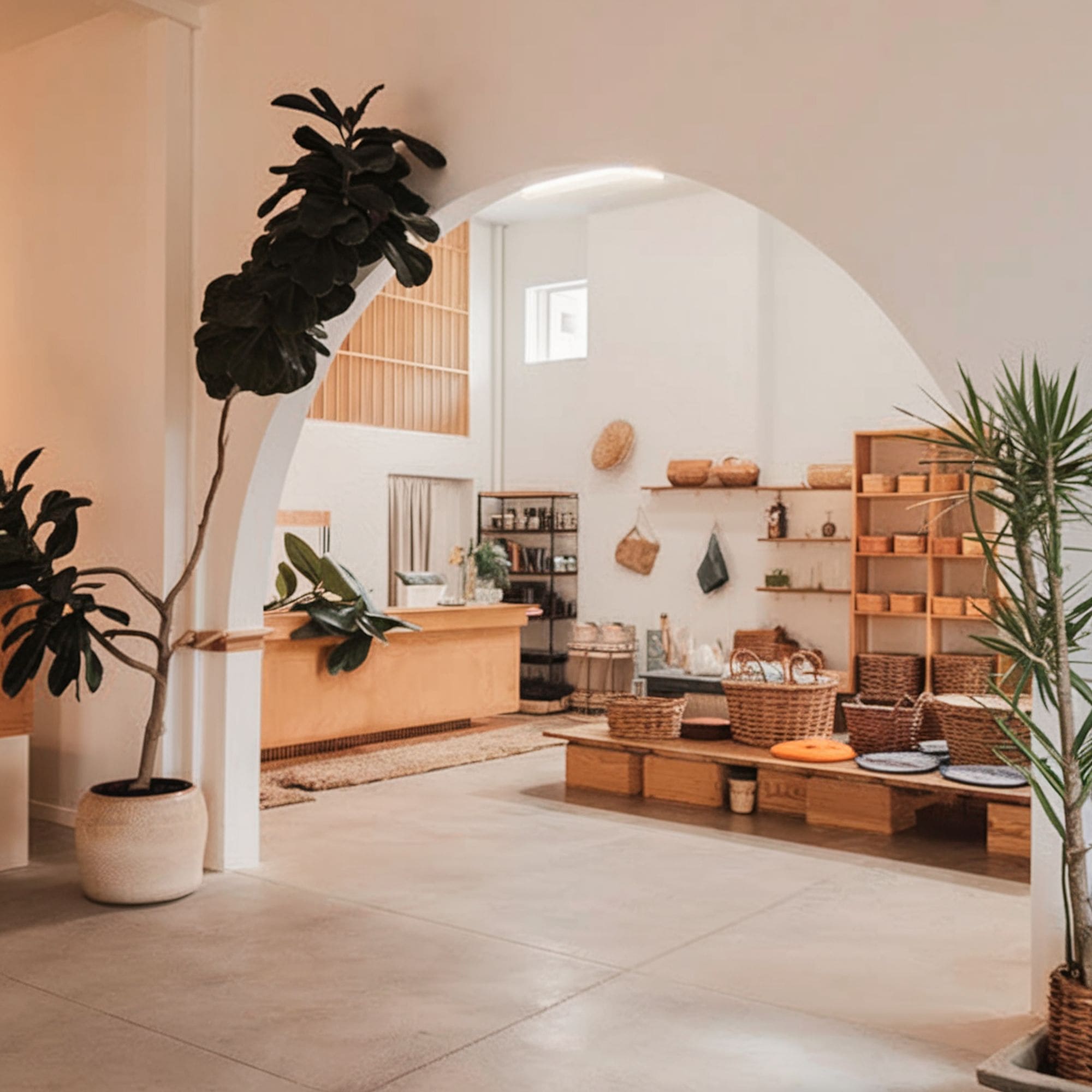 Large Arched Doorway