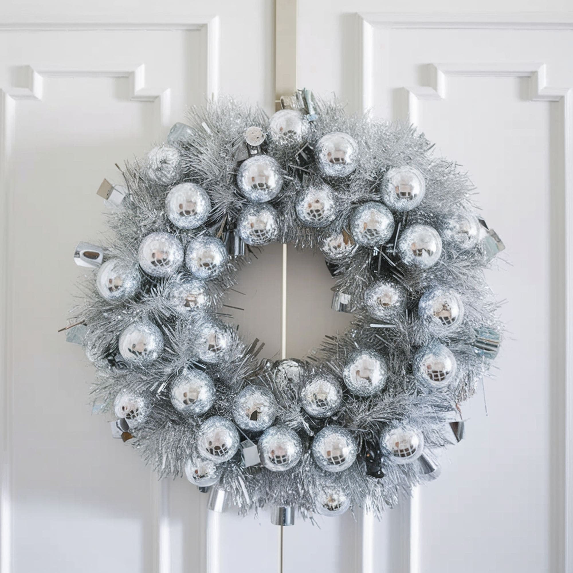 Decorative Disco Ball Wreath