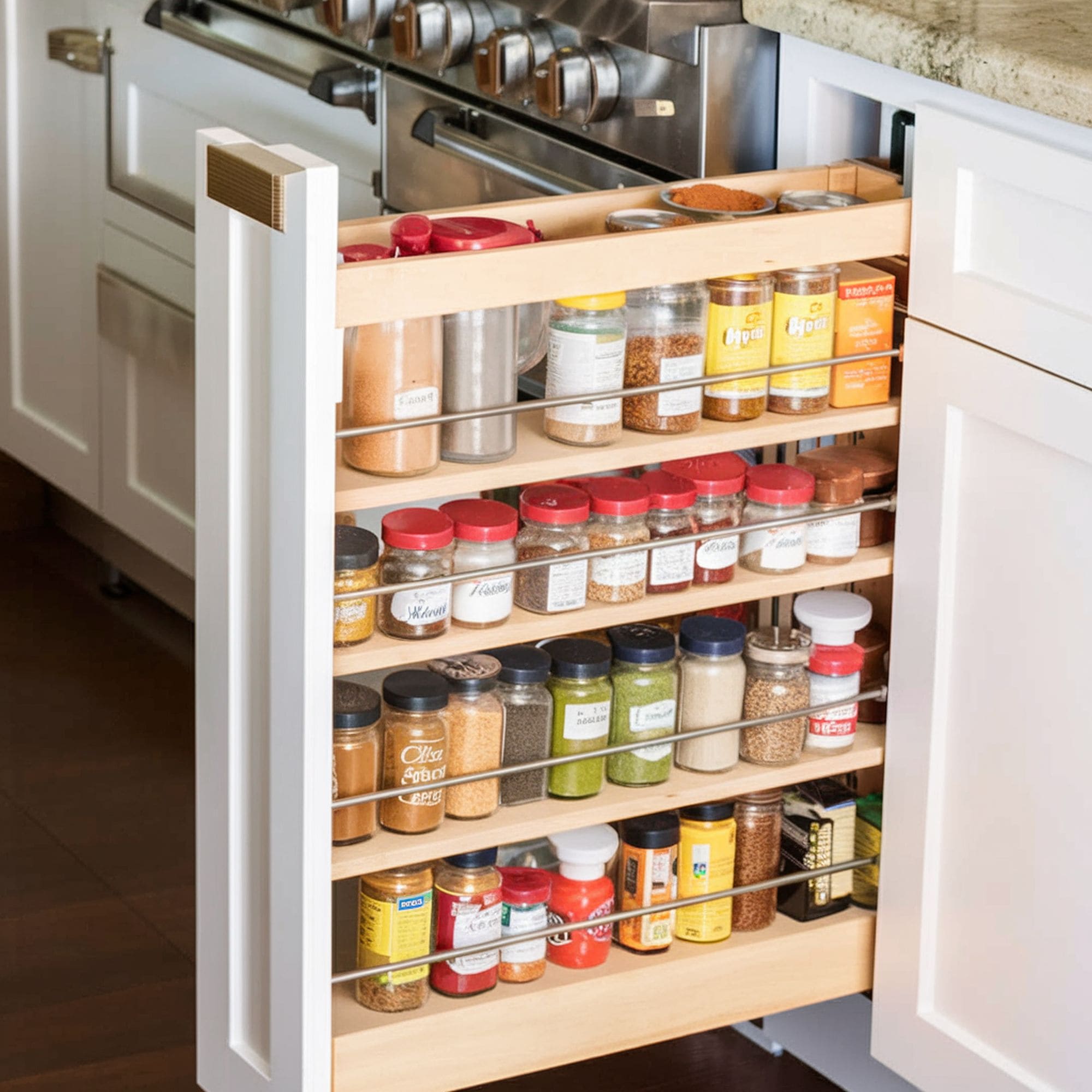 Pull Out Spice Cabinet