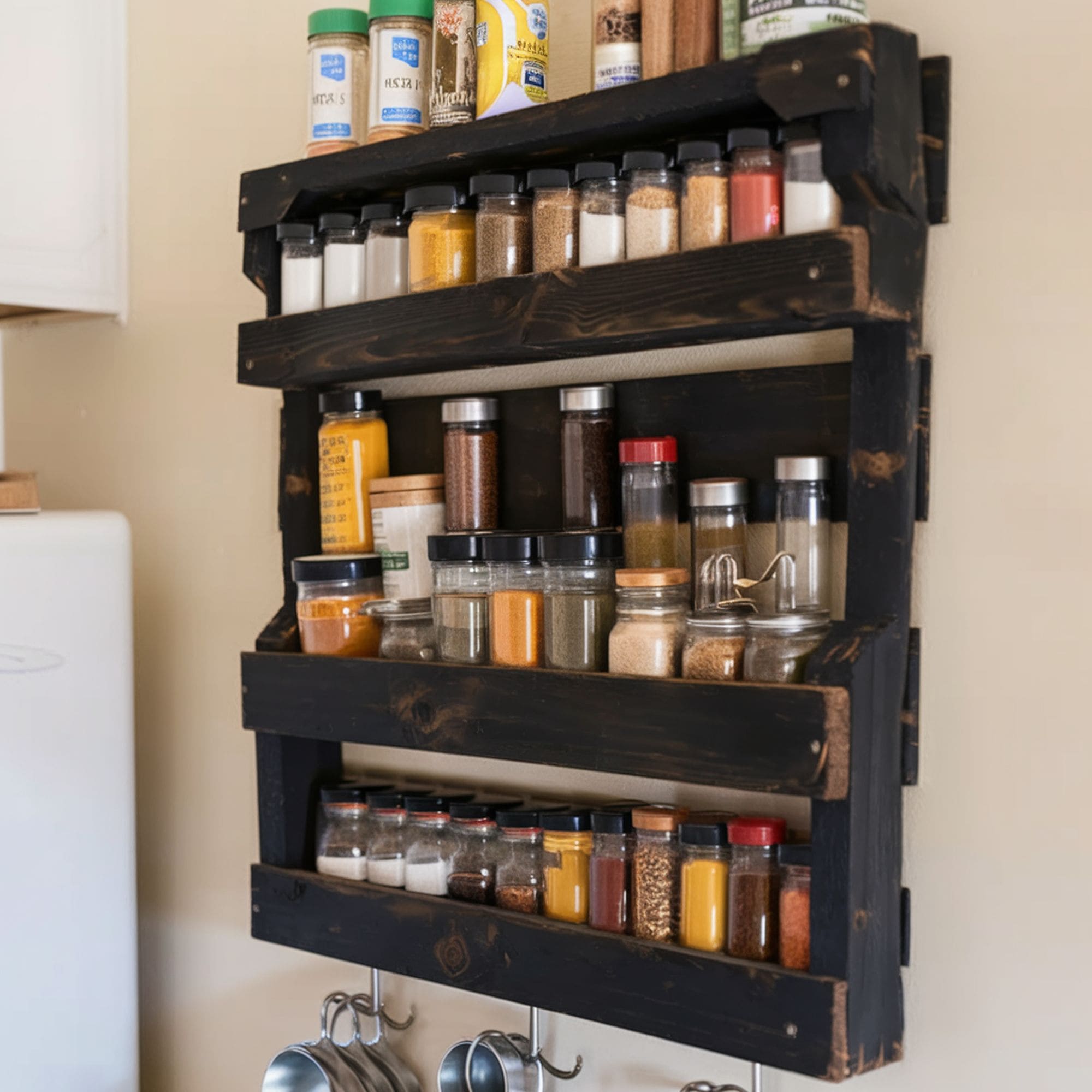 Spice Storage Wooden Pallet