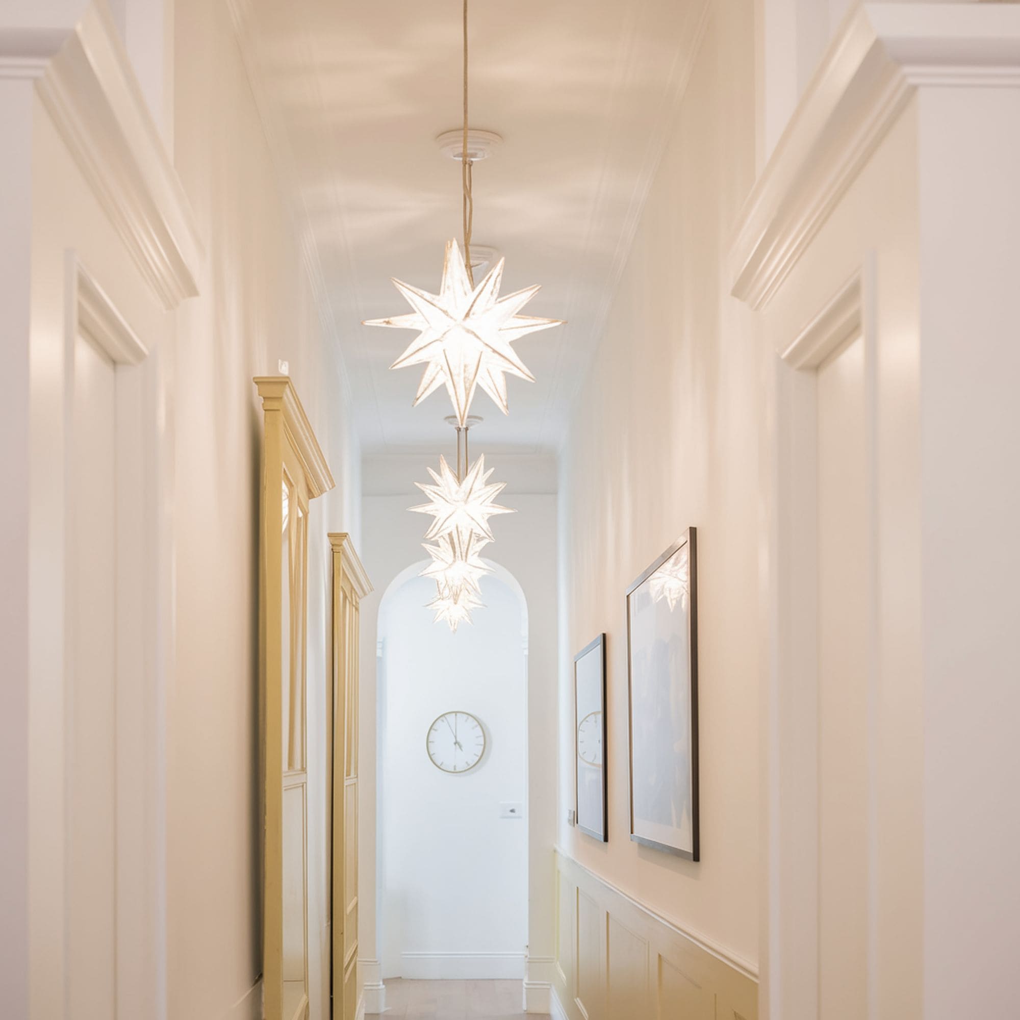 Celestial Style Moravian Star Light Pendants