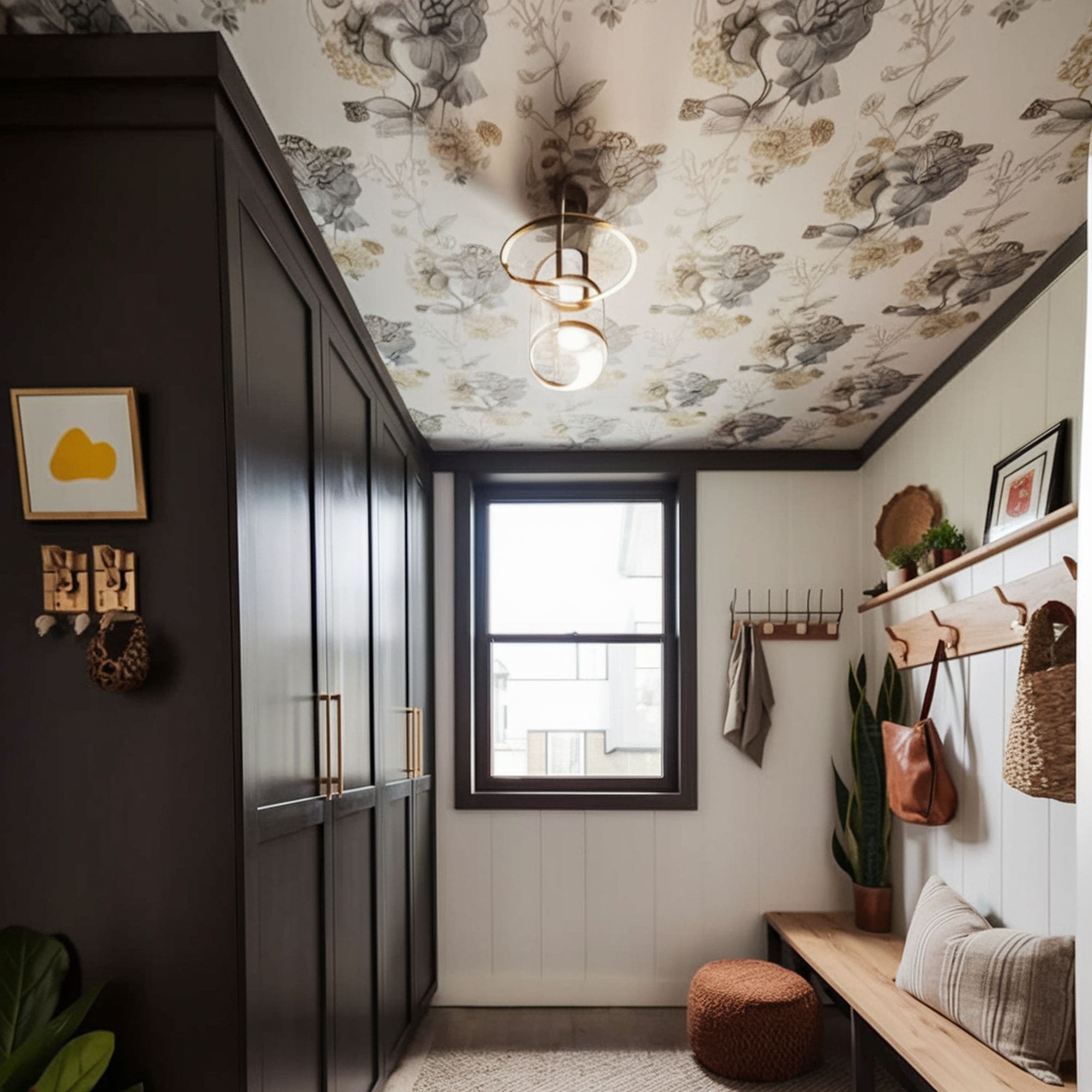 Floral Patterned Ceiling