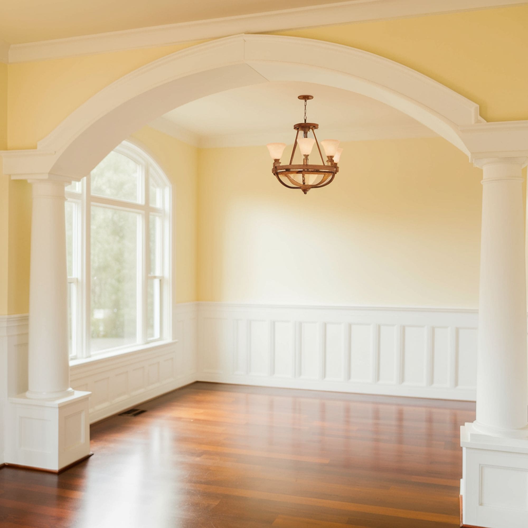 Arched Doorway With Columns