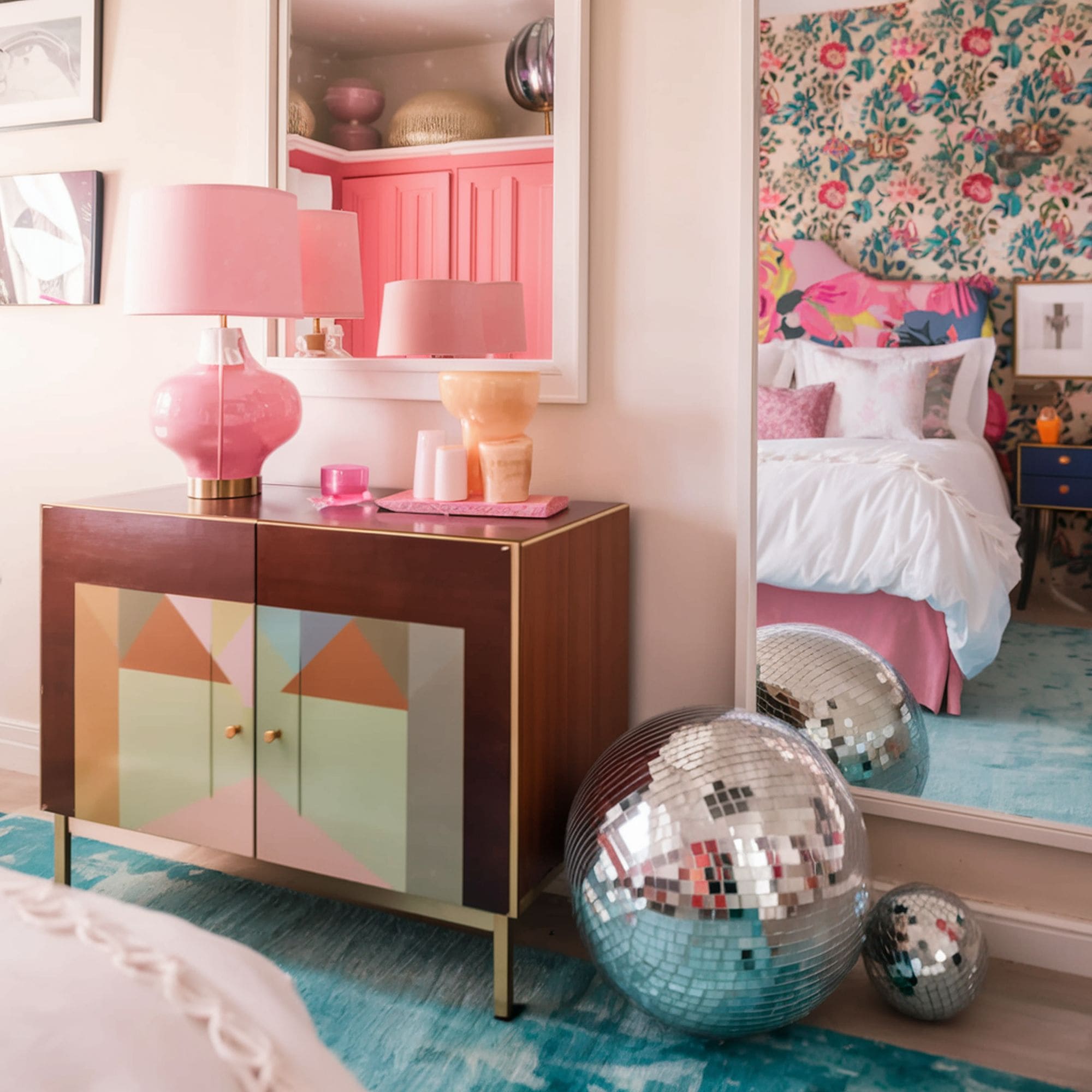 Disco Balls in the Bedroom