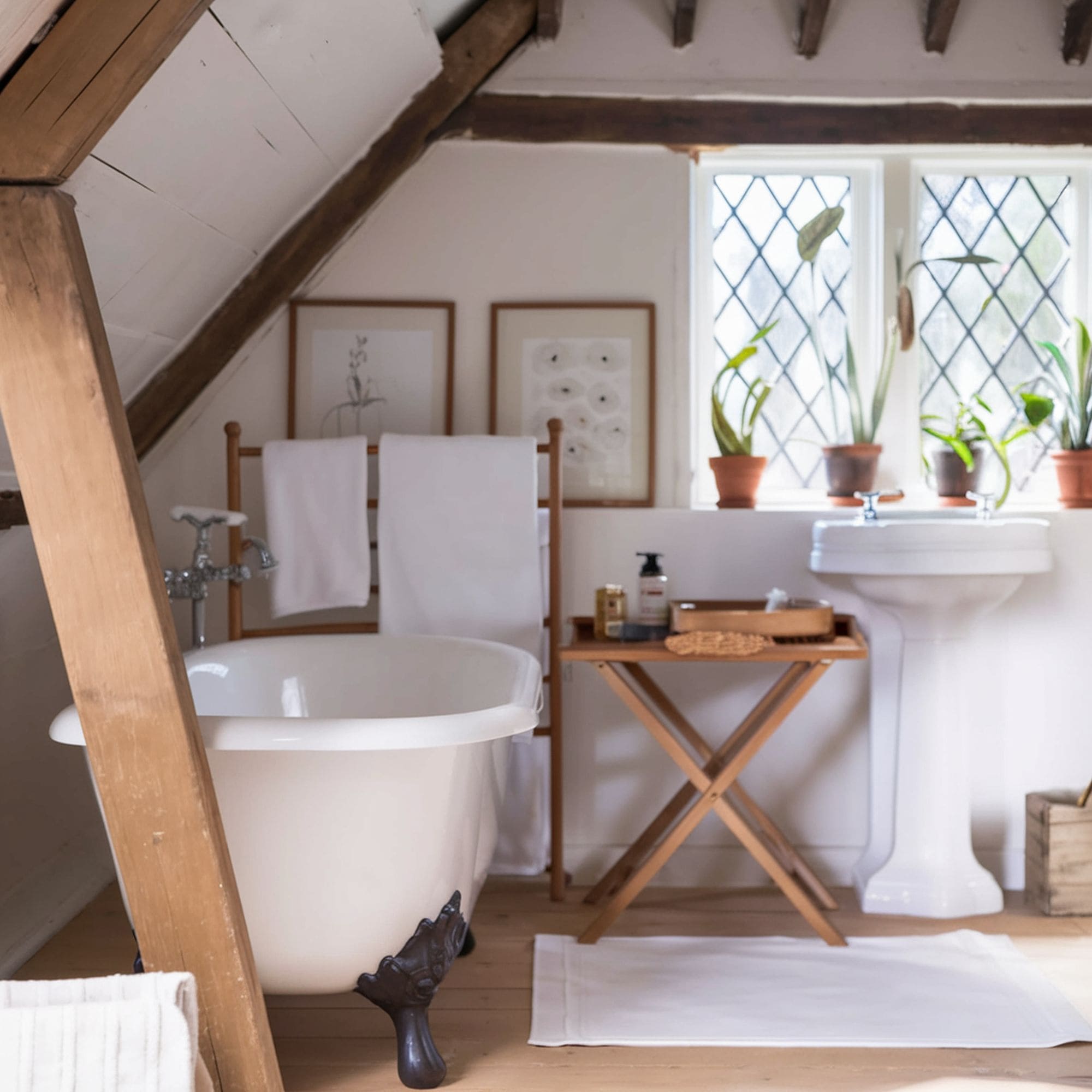 Rustic Attic Bathroom