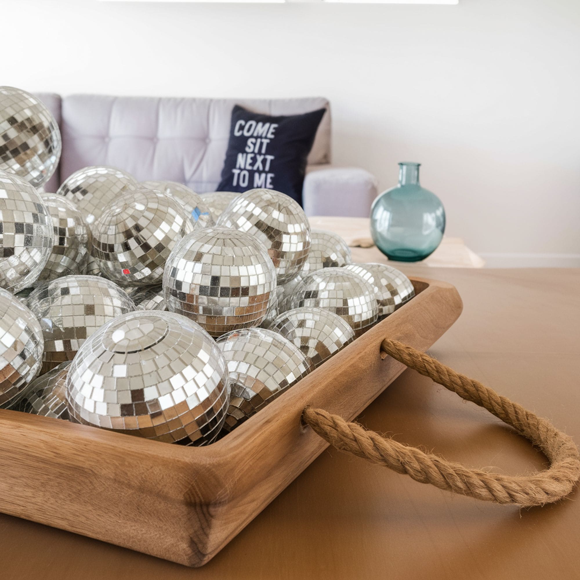Disco Ball Tray Decorations