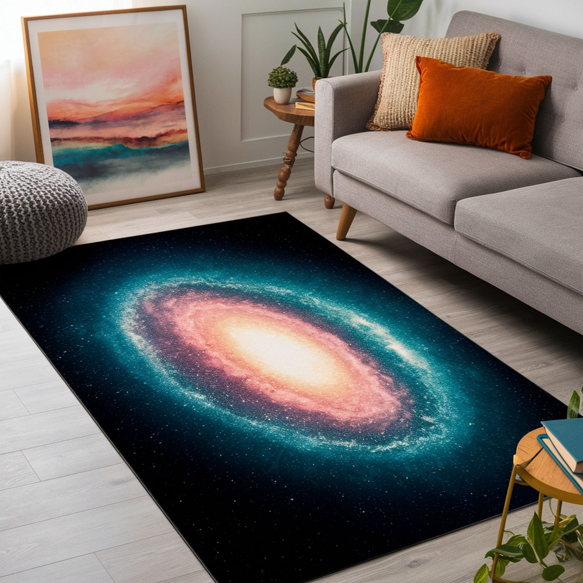Celestial Style Area Rug