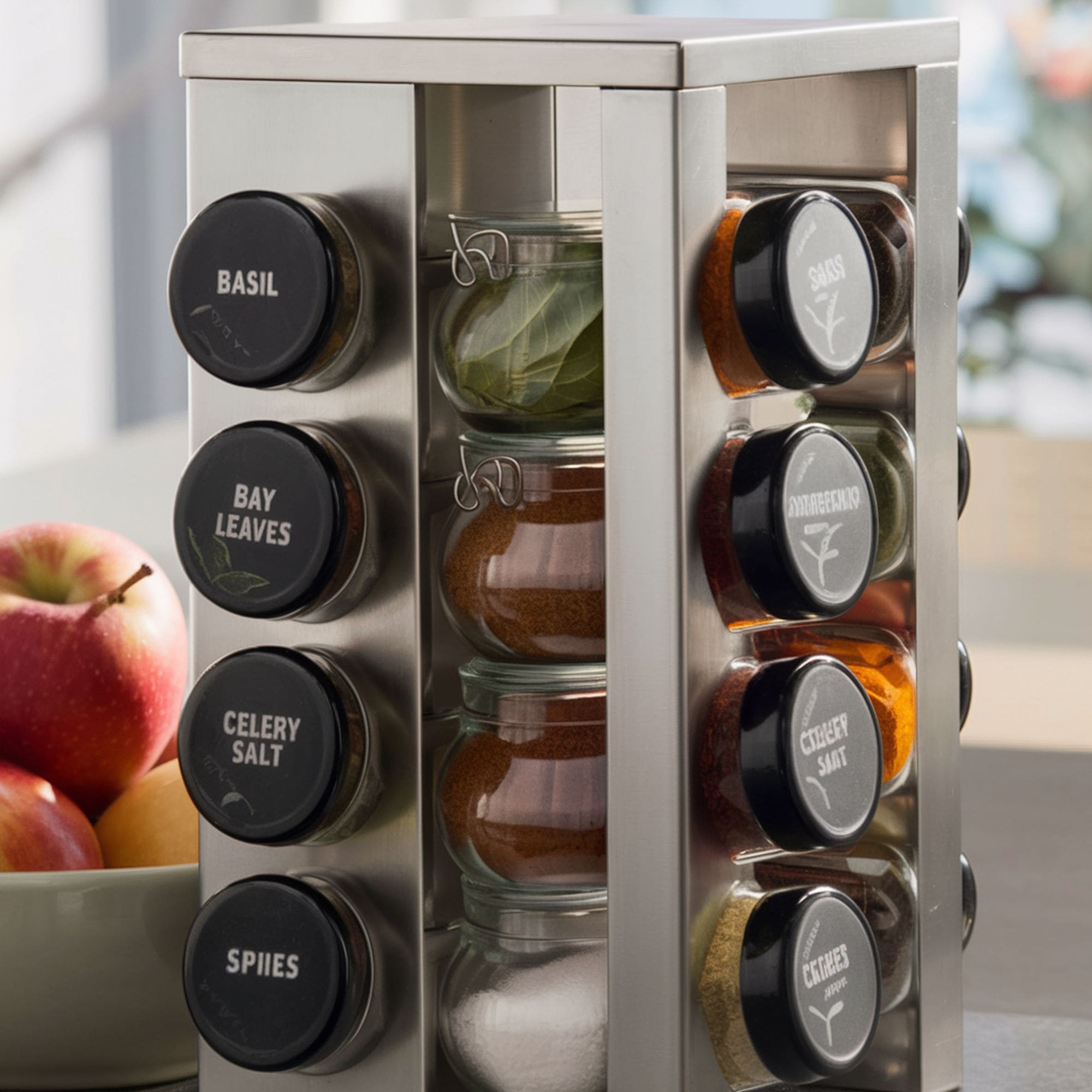 Revolving Countertop Spice Rack