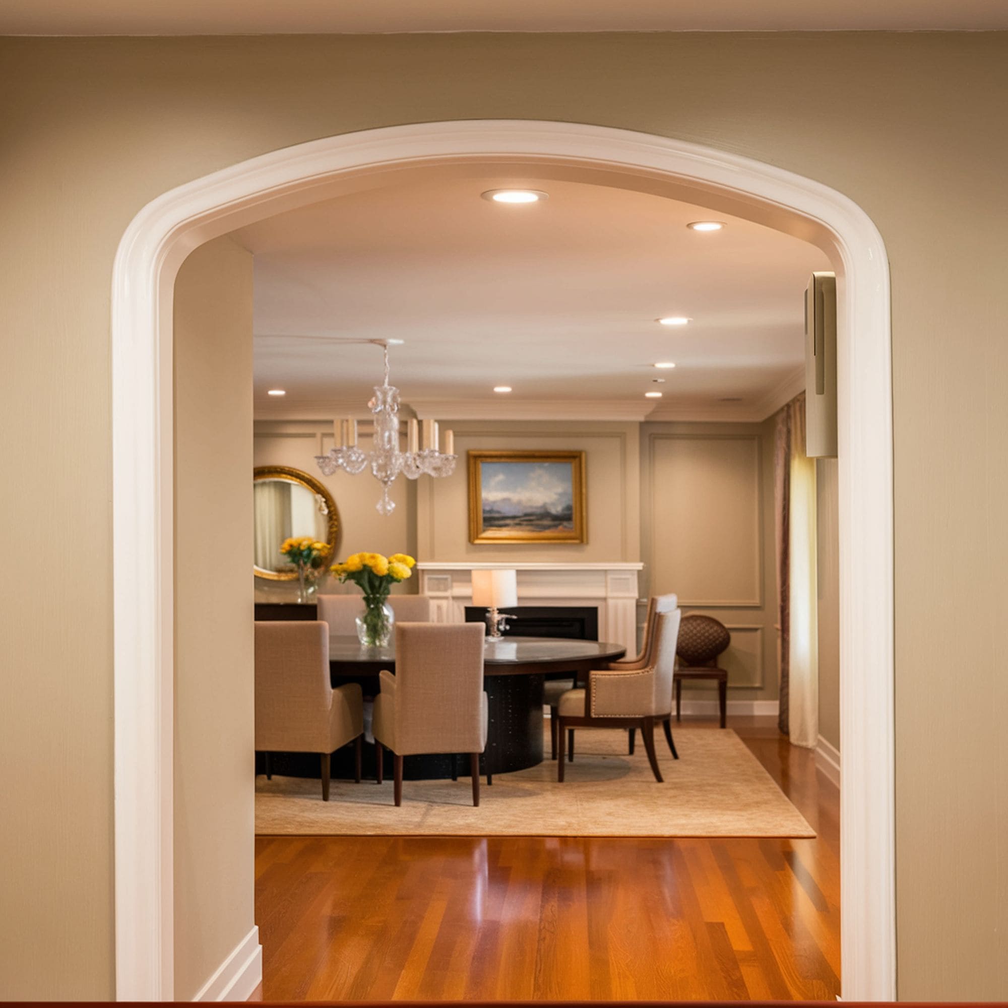 English Style Arched Doorway