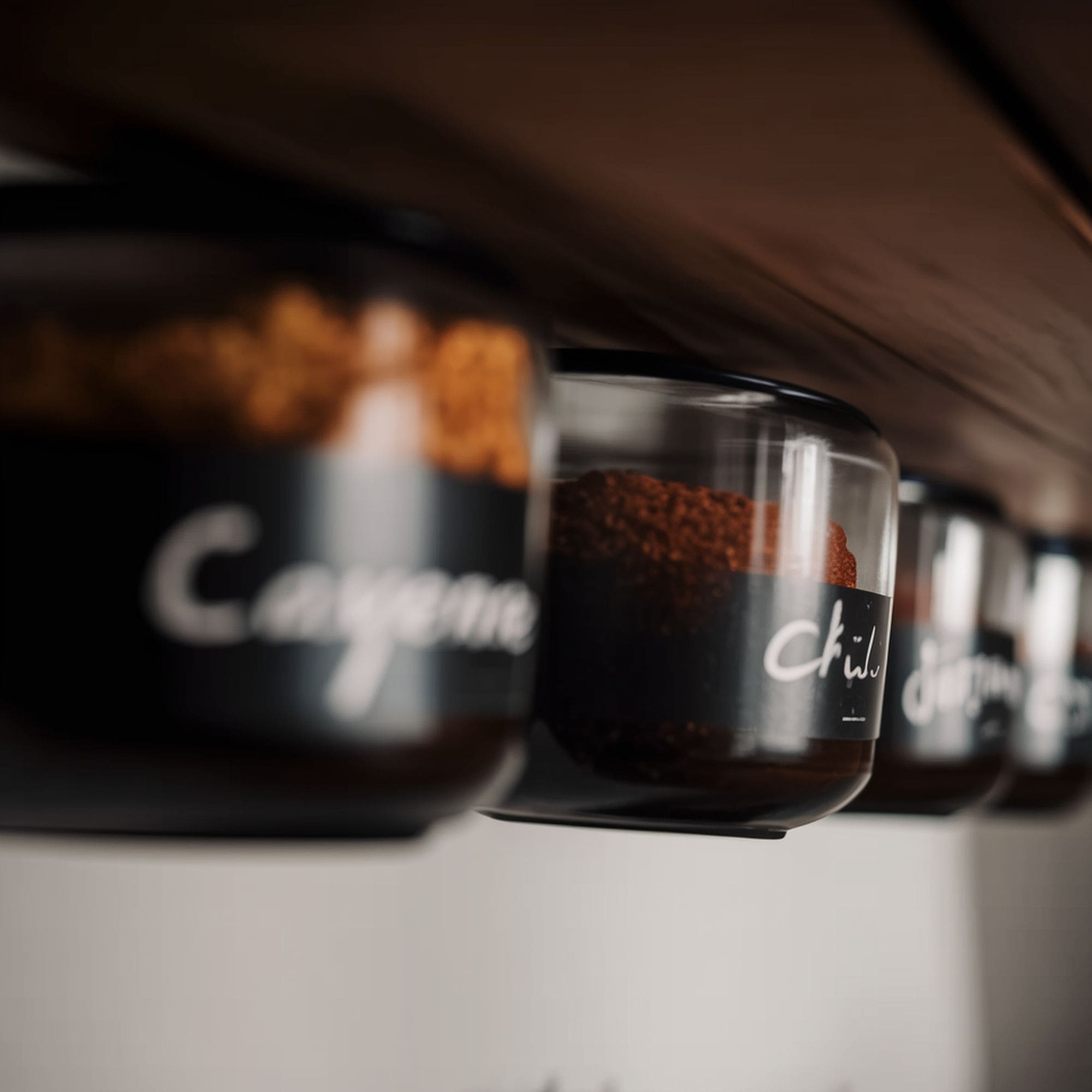 Under the Cabinet Spice Storage