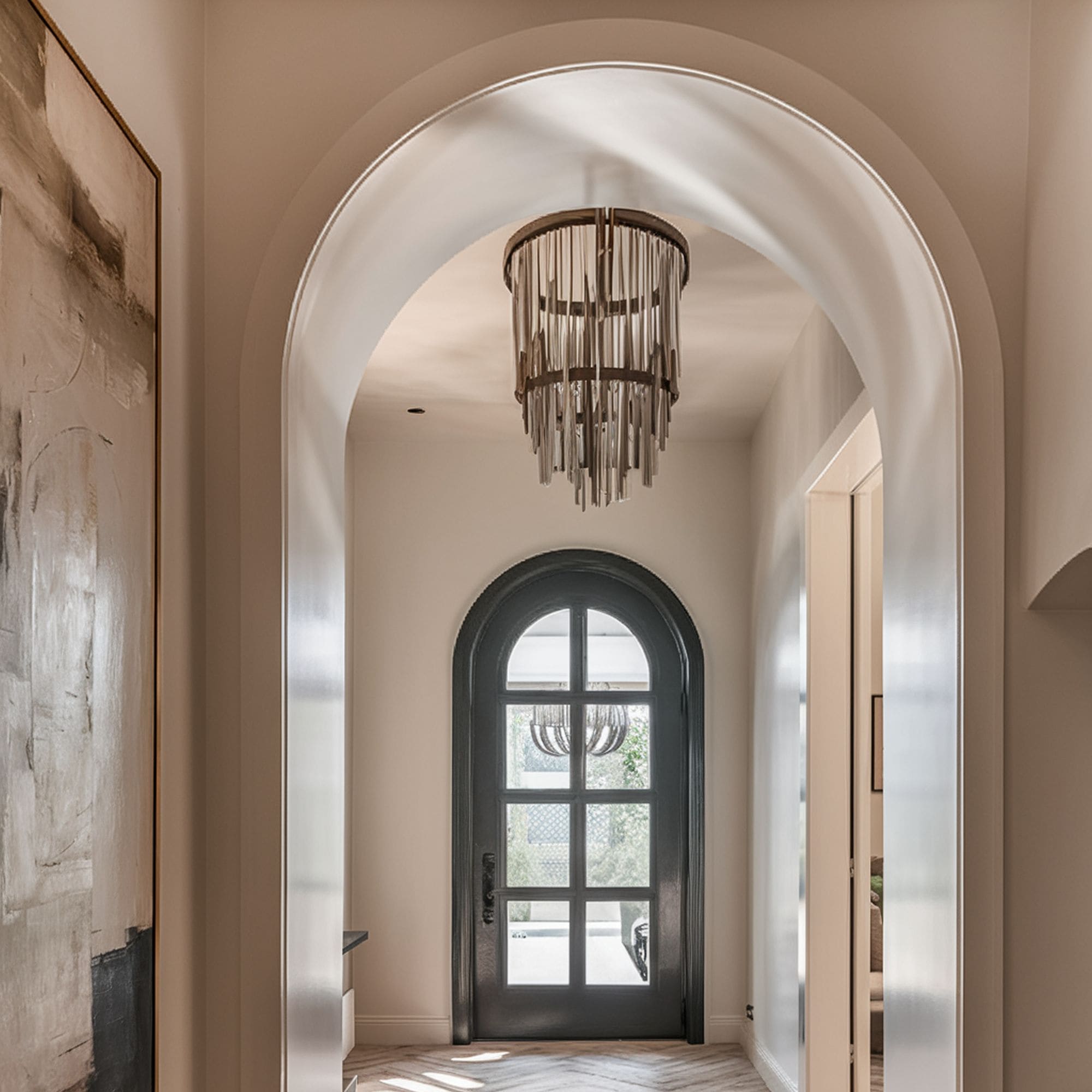 Elegant Arched Doorway in the Entryway