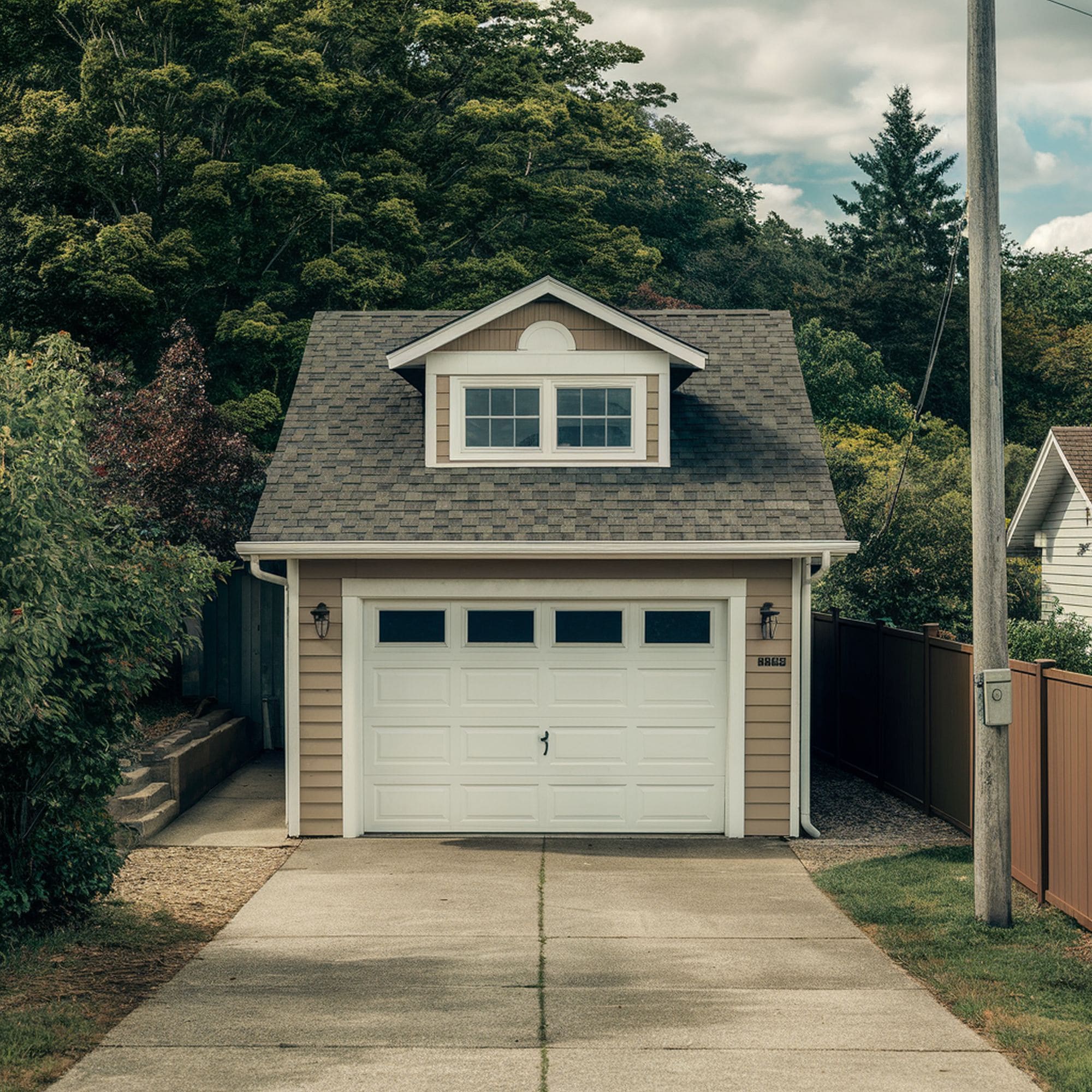 Simple Detached Garage