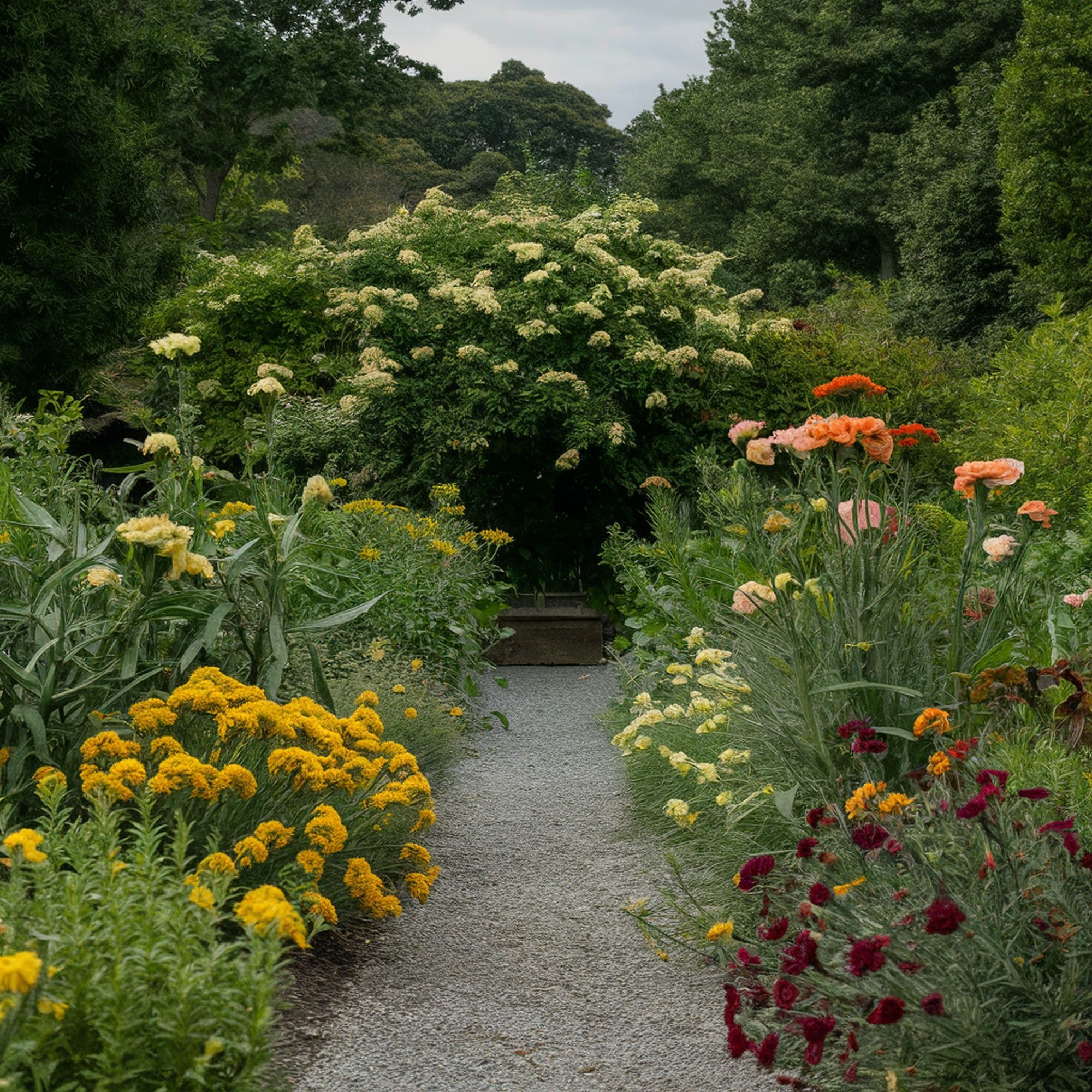 Carnation Flower Garden