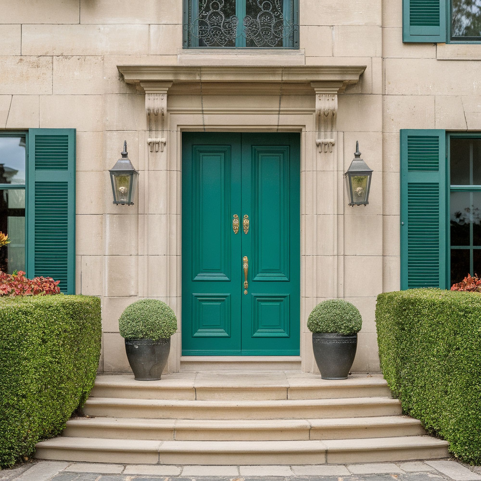 10 Vibrant and Colorful Front Door Ideas