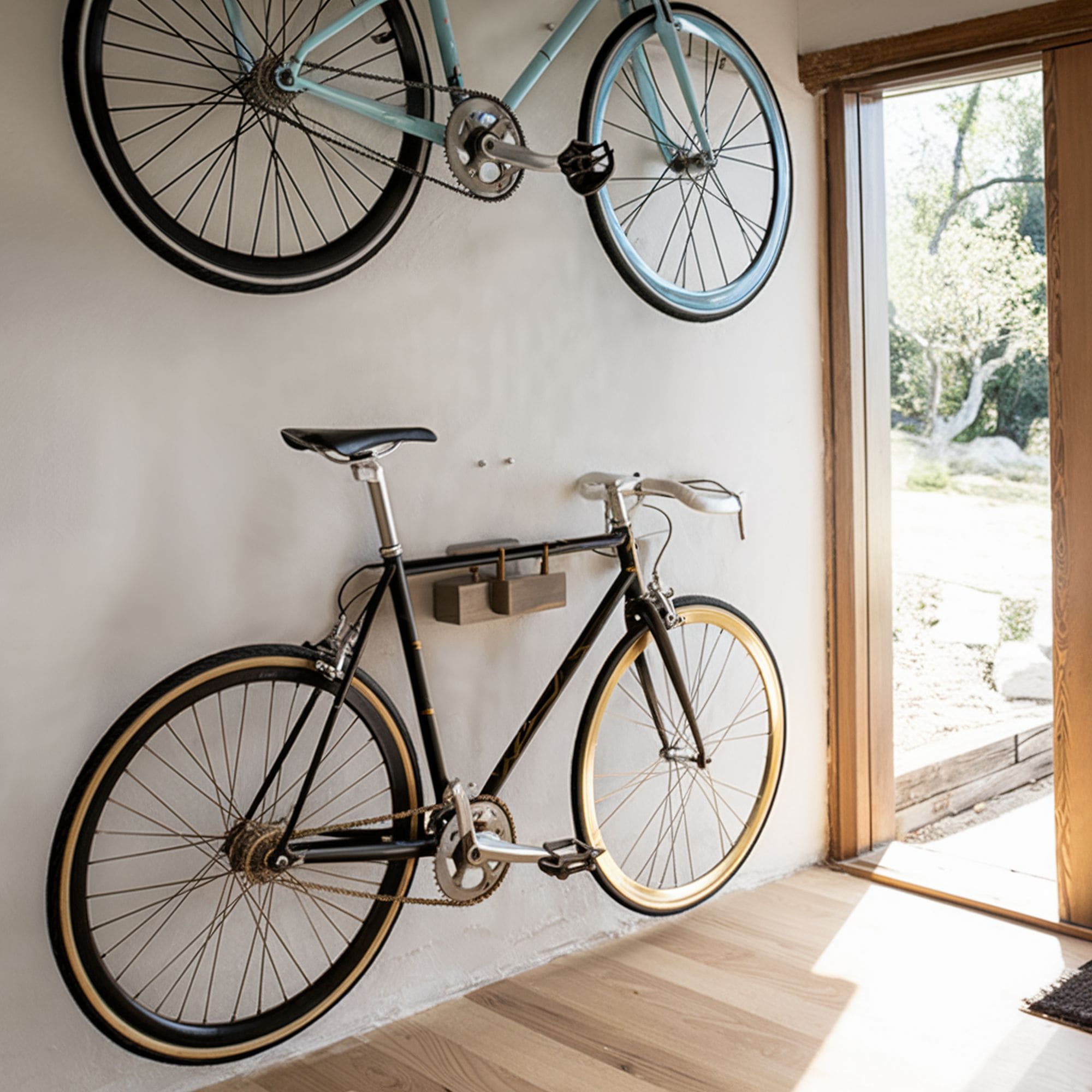 Wall Mounted Bicycles