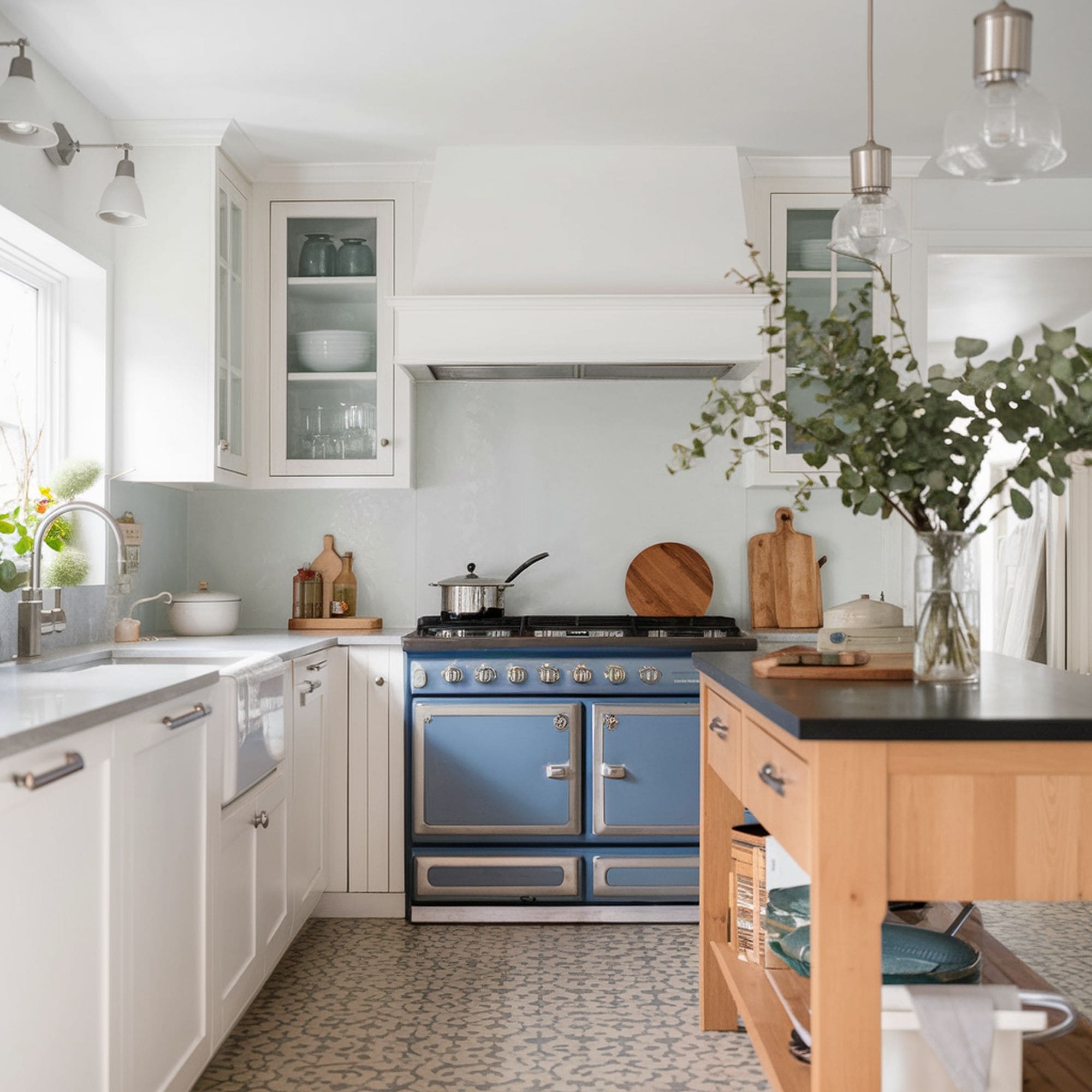 White Painted Kitchen Cabinets