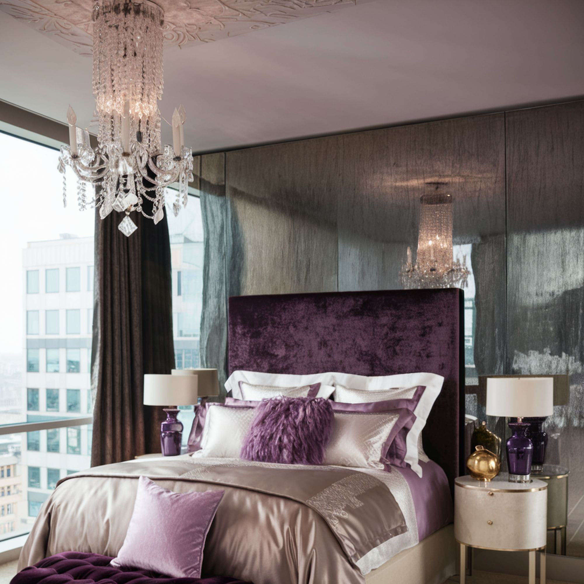 Hollywood Regency Style Bedroom