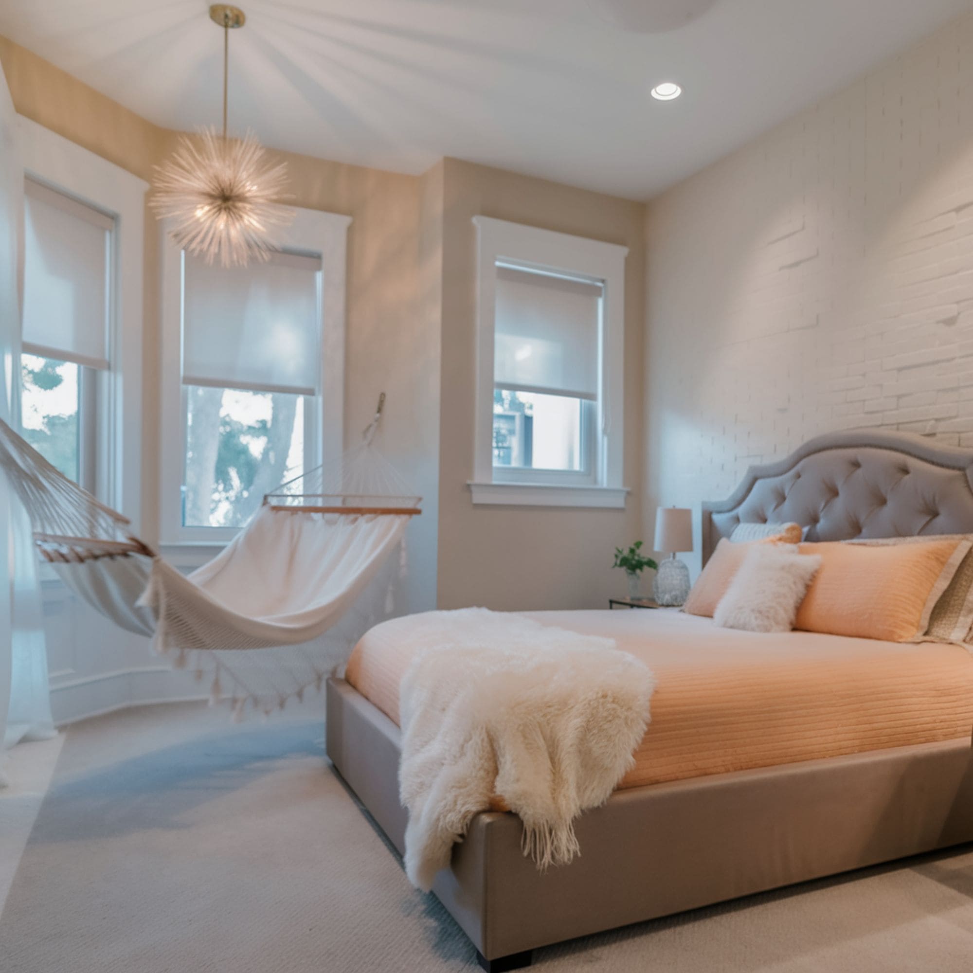 Warm White Hygge Bedroom