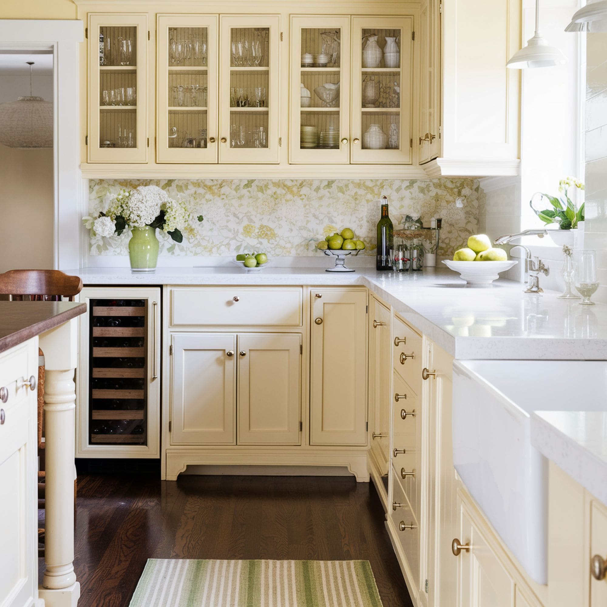 Soft Yellow Kitchen