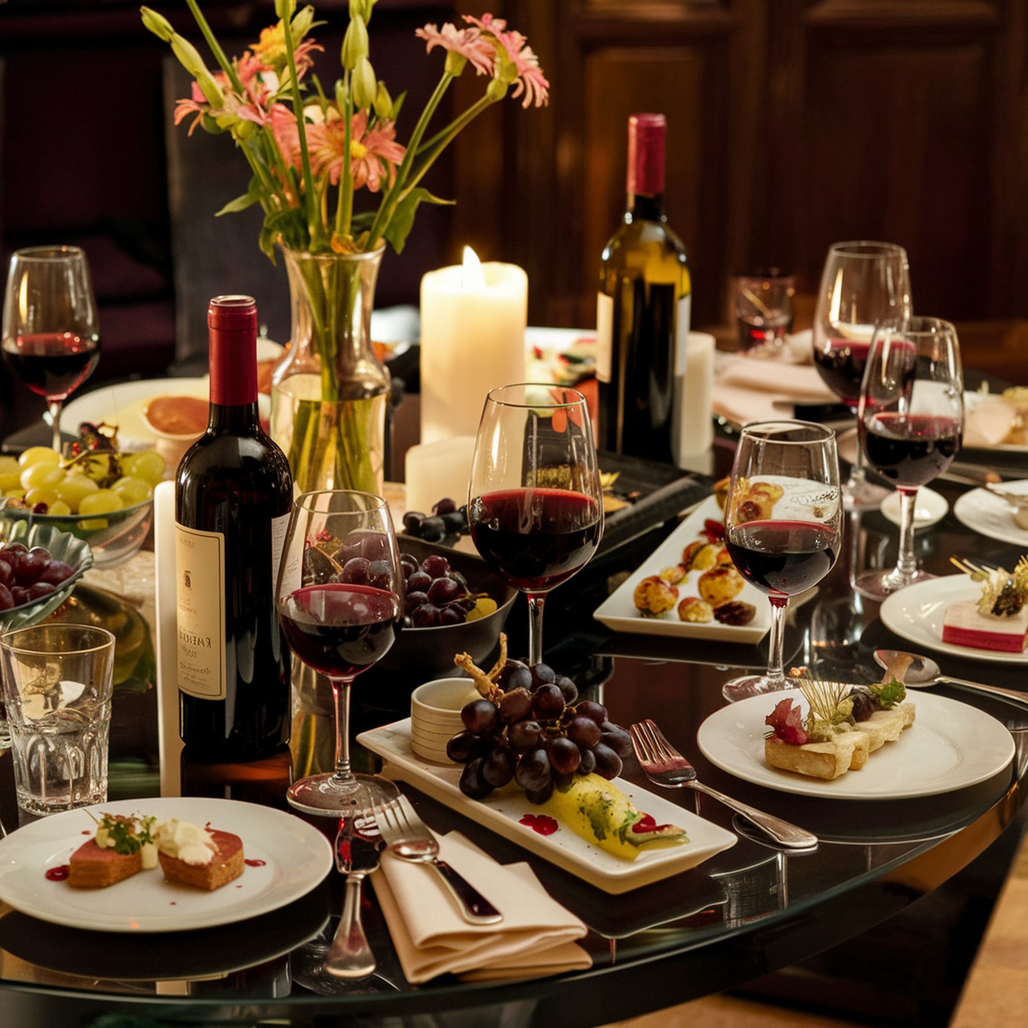 30th Birthday Party Wine Tasting Table