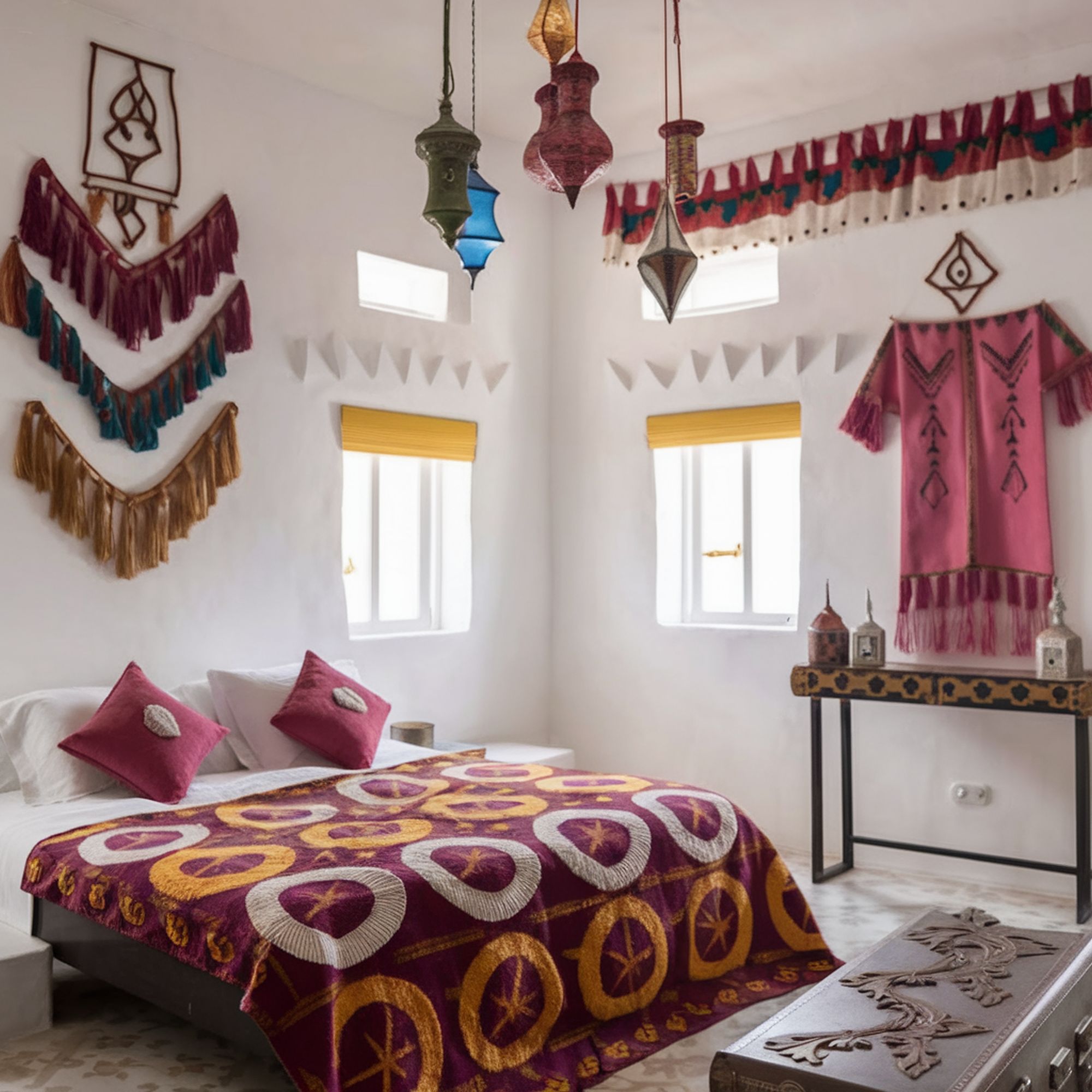 Moroccan Inspired BoHo Bedroom