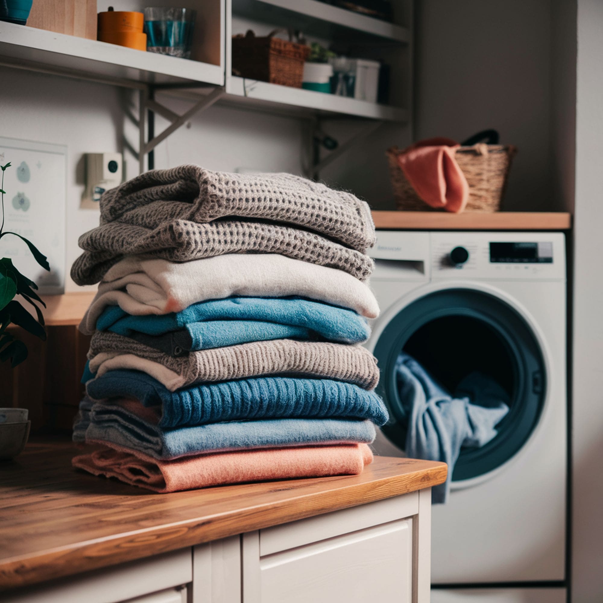 Wool Sweaters in the Laundry Room