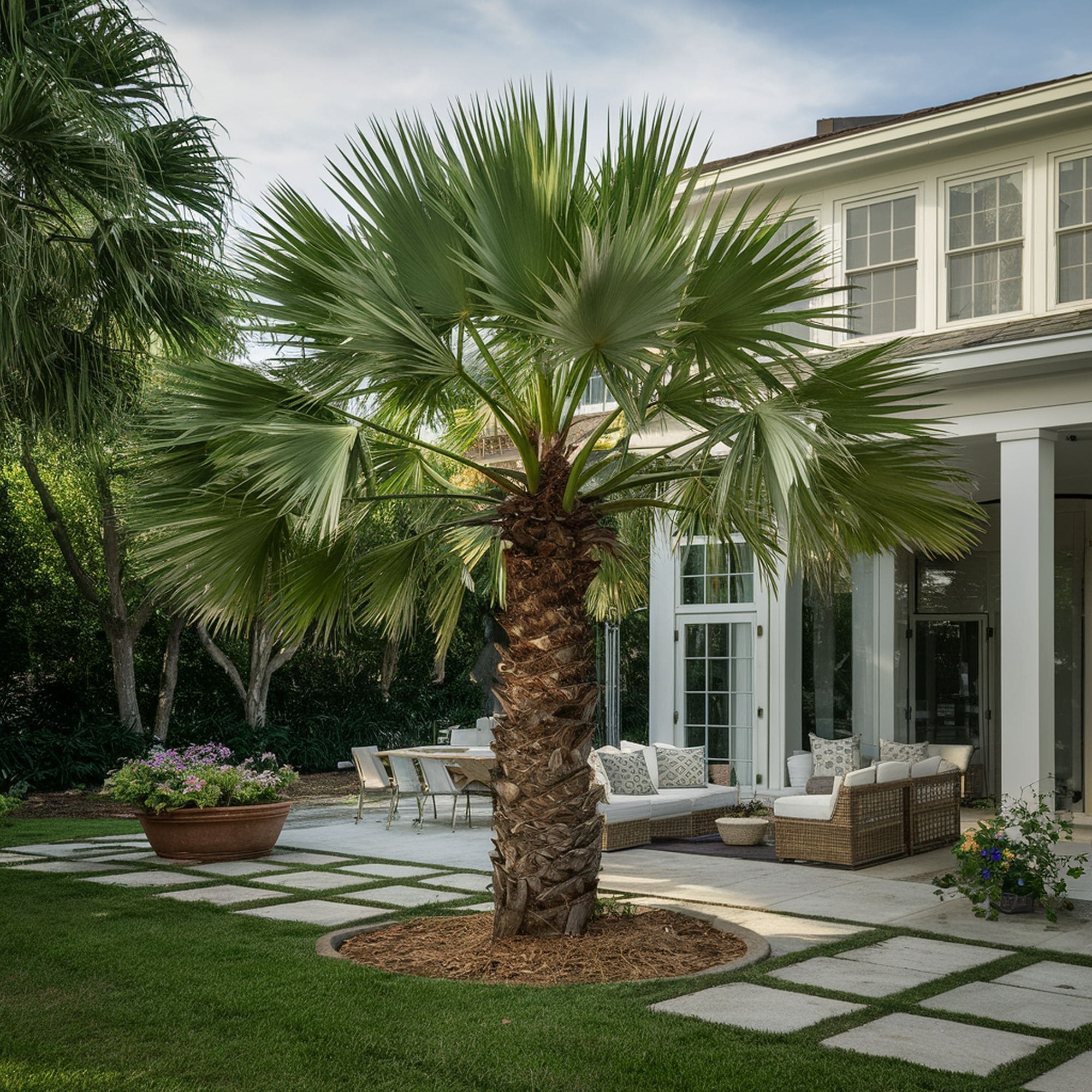 European Fan Palm Tree