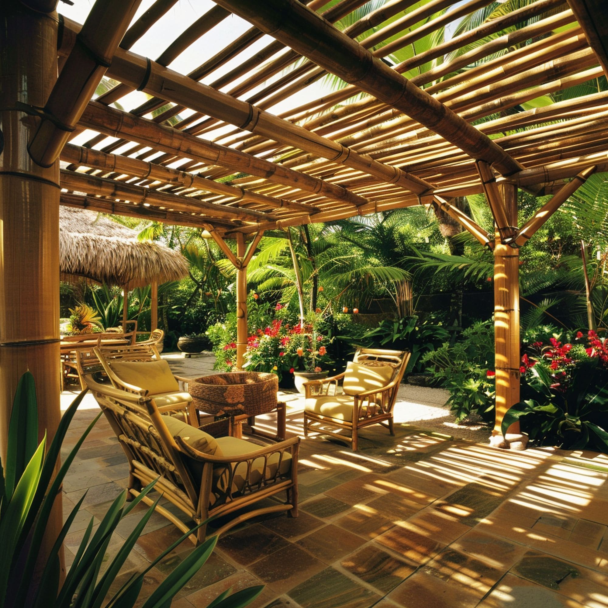 Tropical Pergola Retreat