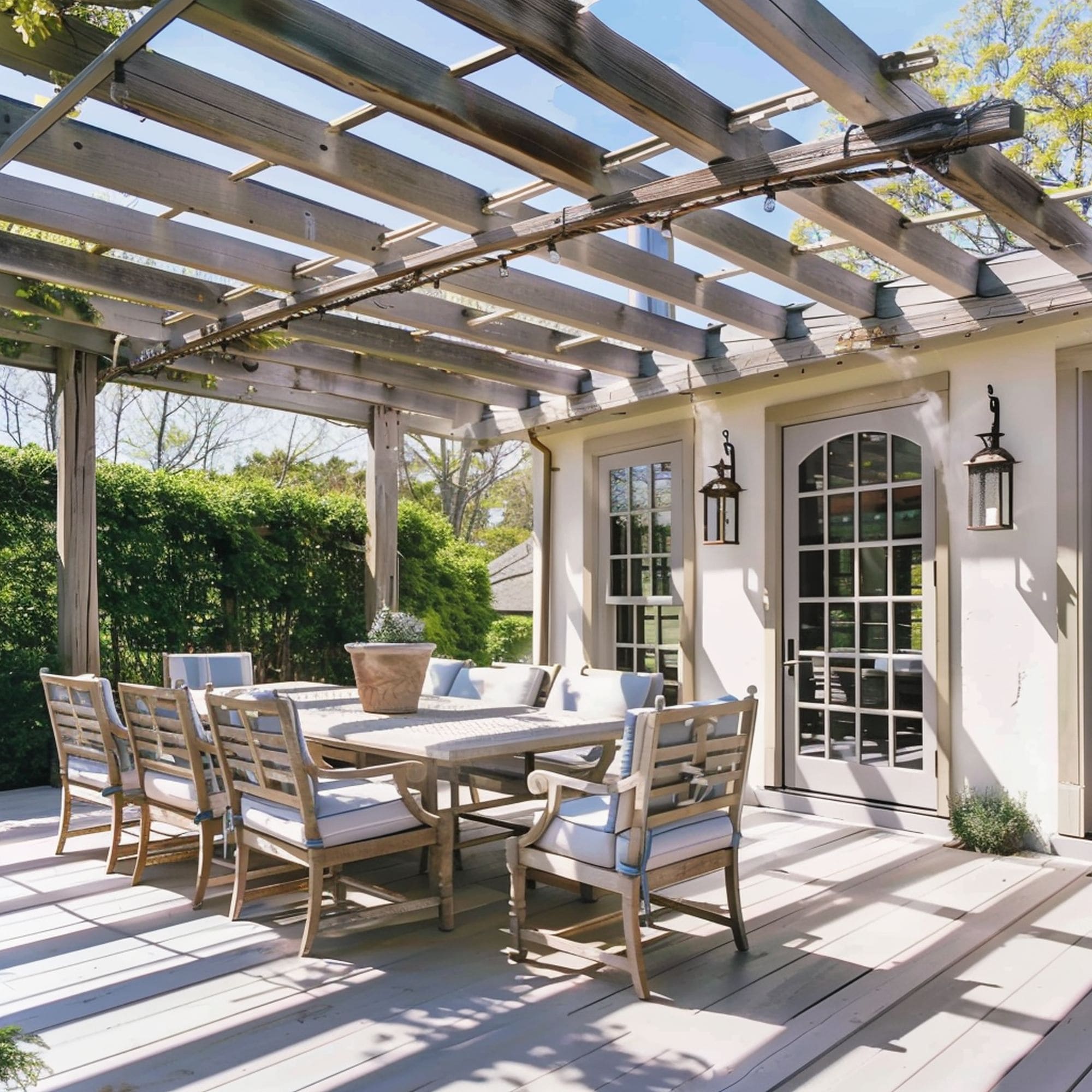 Breezy Rustic Pergola