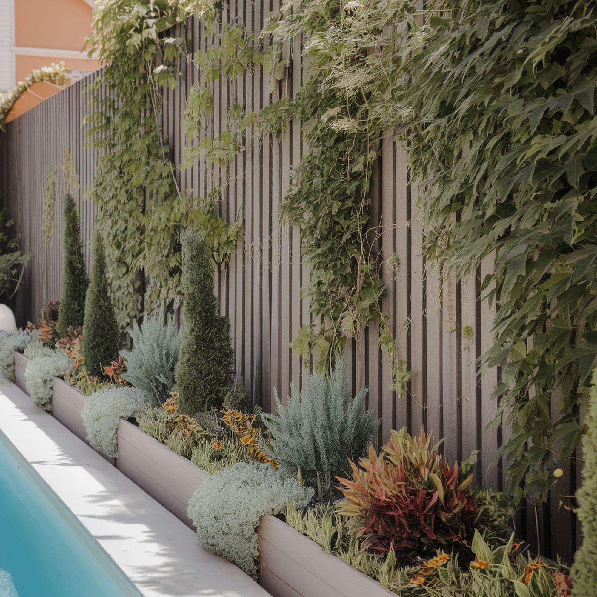 Vertical Garden Privacy Fence