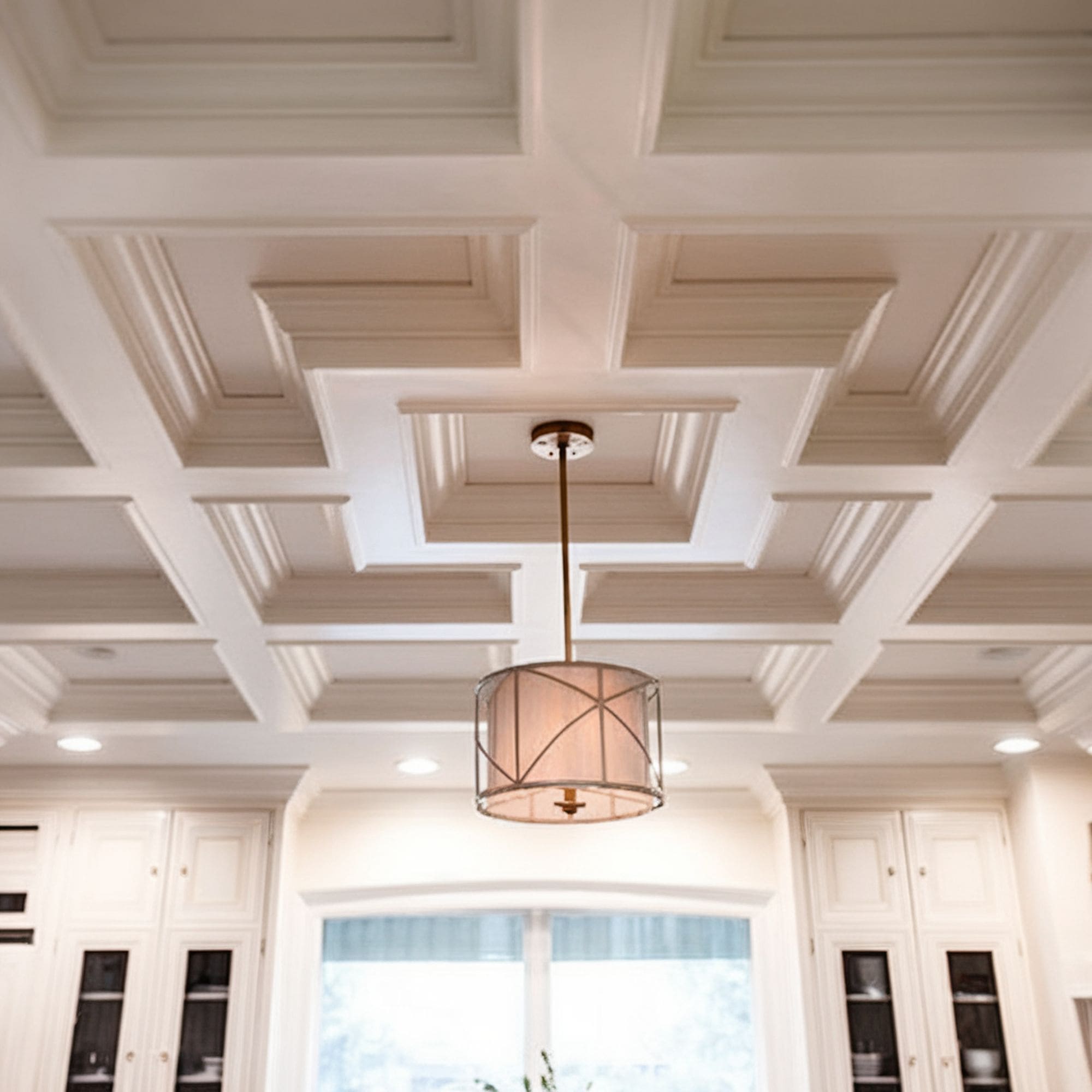 Modern Stylish Coffered Ceiling