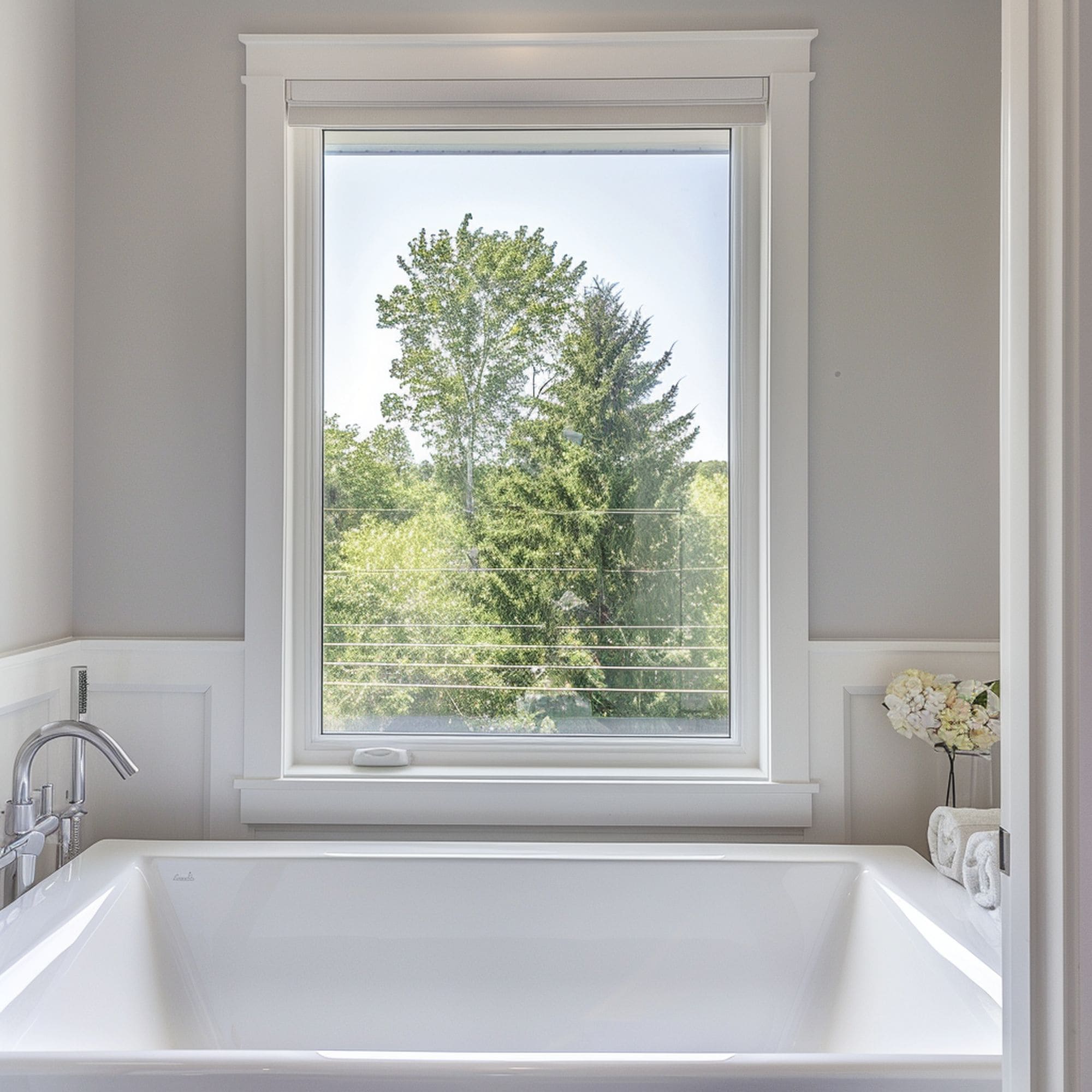 Small Bathroom With Great View Outside