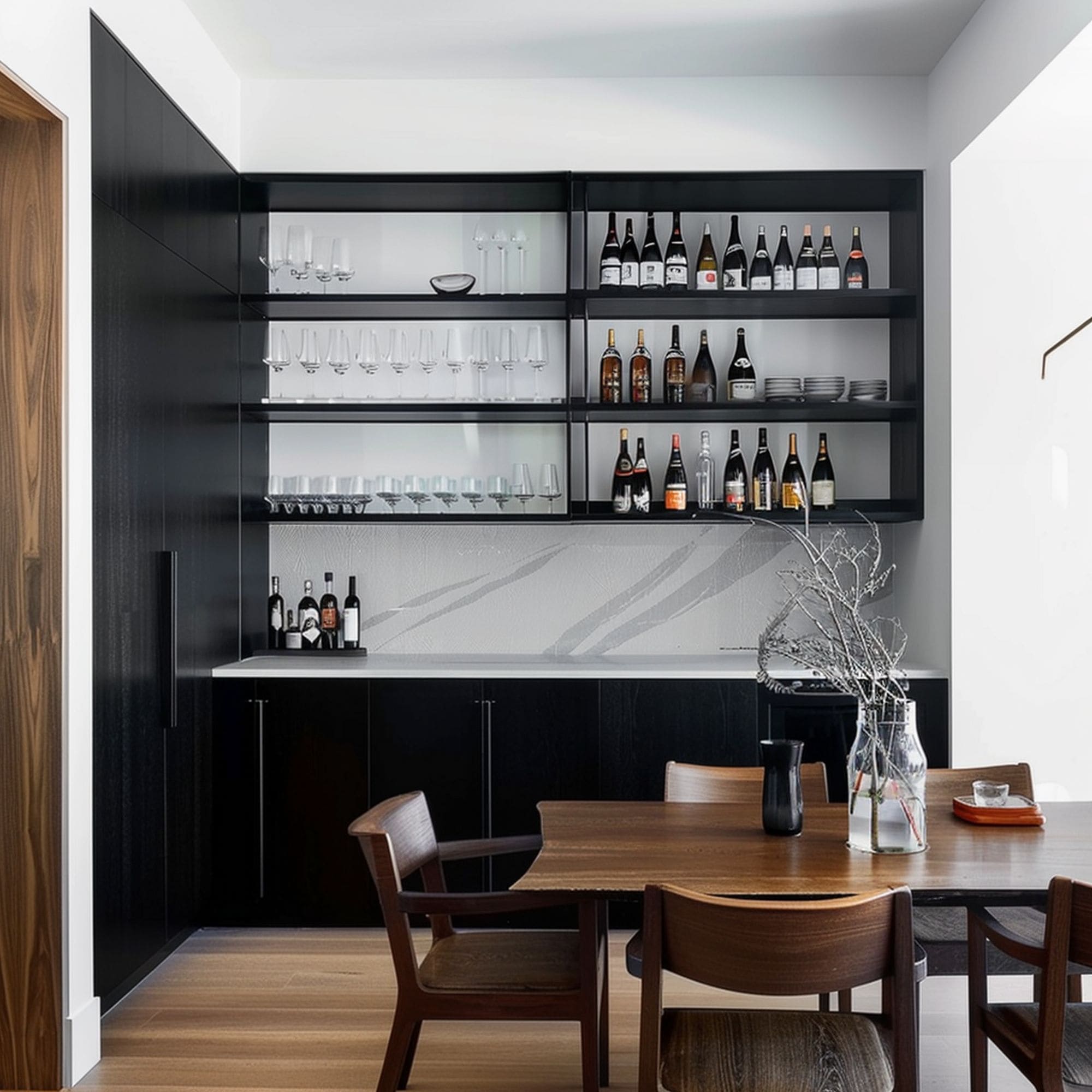 Scandinavian Japandi Dining Room