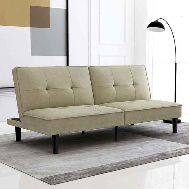 Cream Armless Sofa