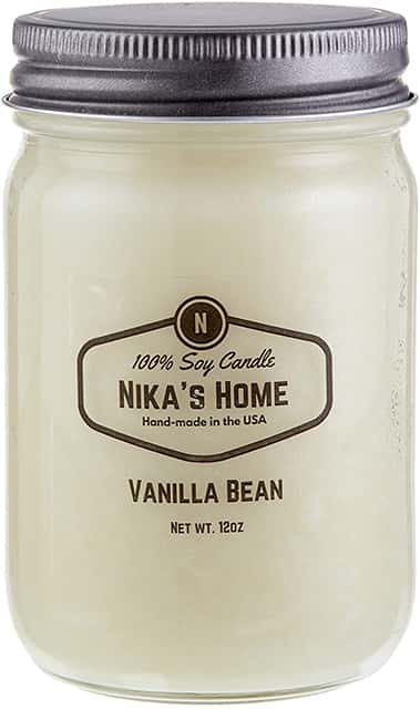 Nika's Home 100% Soy Candle in Mason Jar