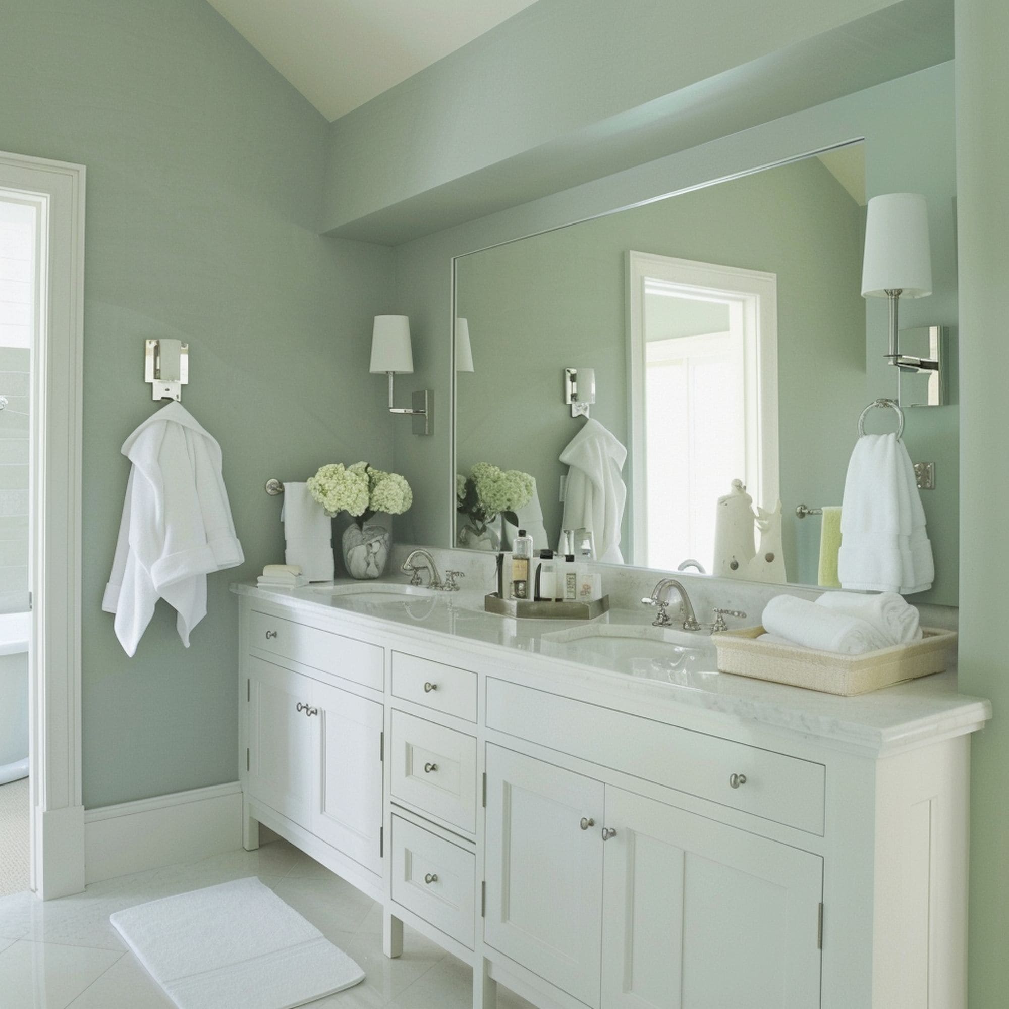 Seafoam Green Bathroom
