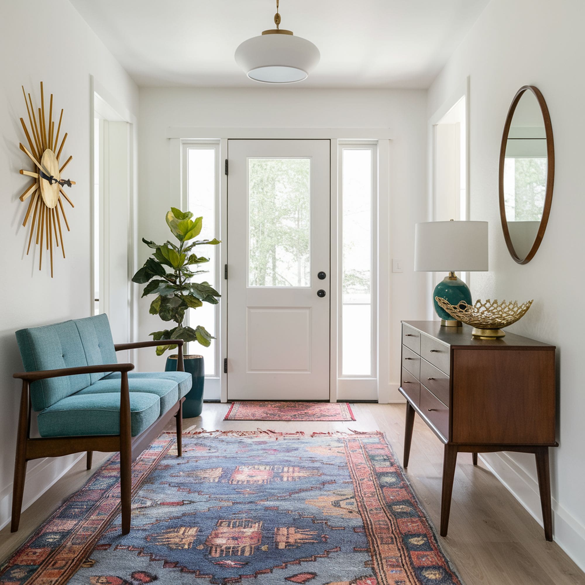 Mid Century Modern Entryway