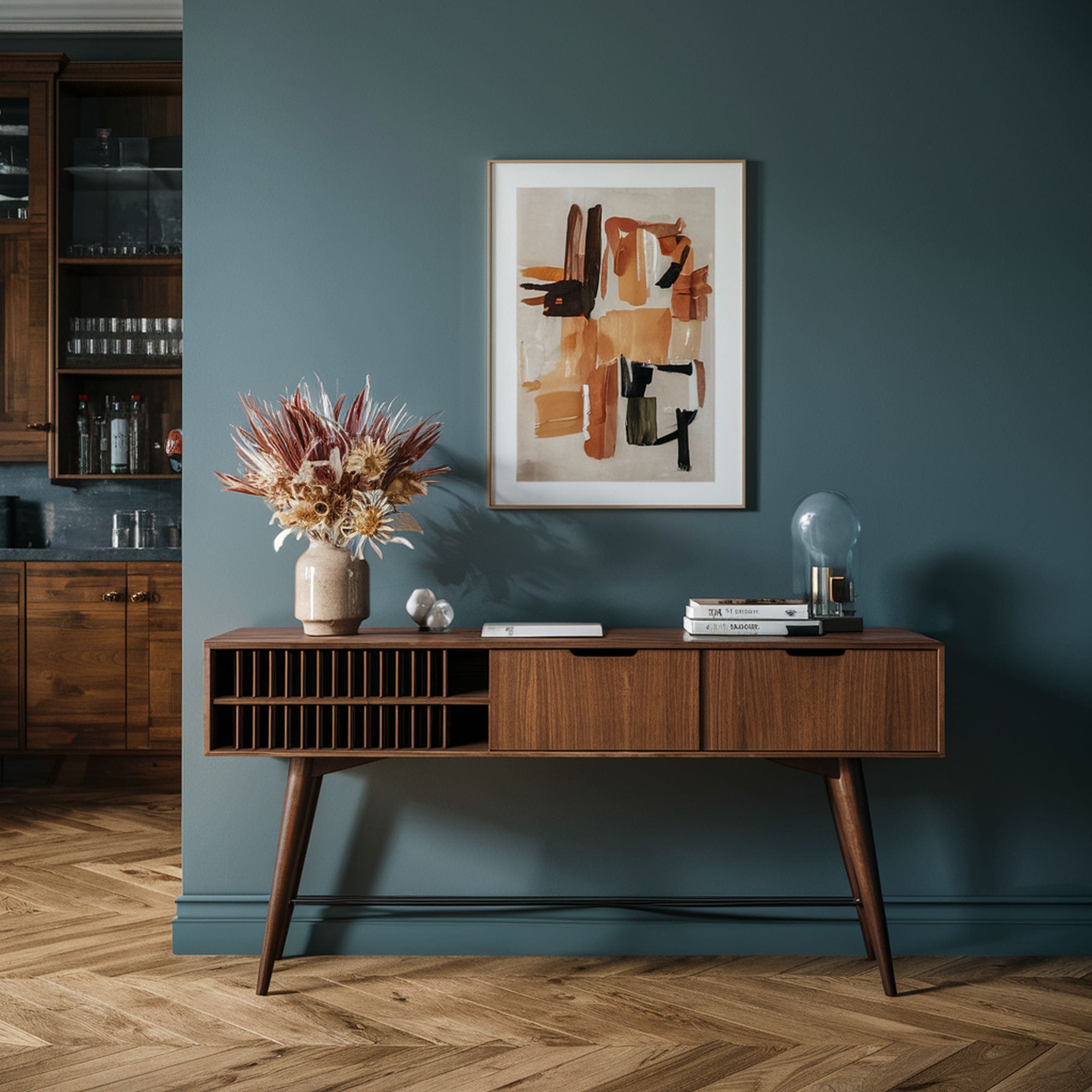 Mid Century Modern Console Table