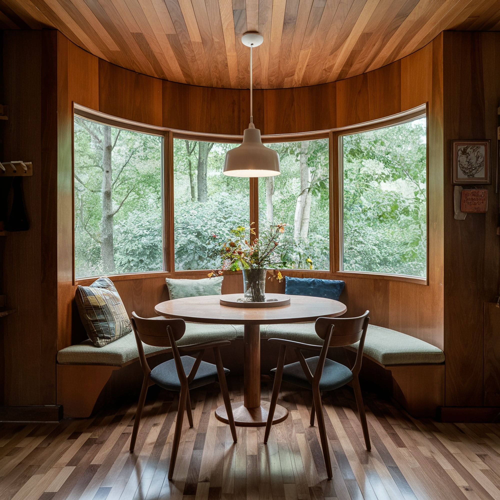 Mid Century Modern Breakfast Nook