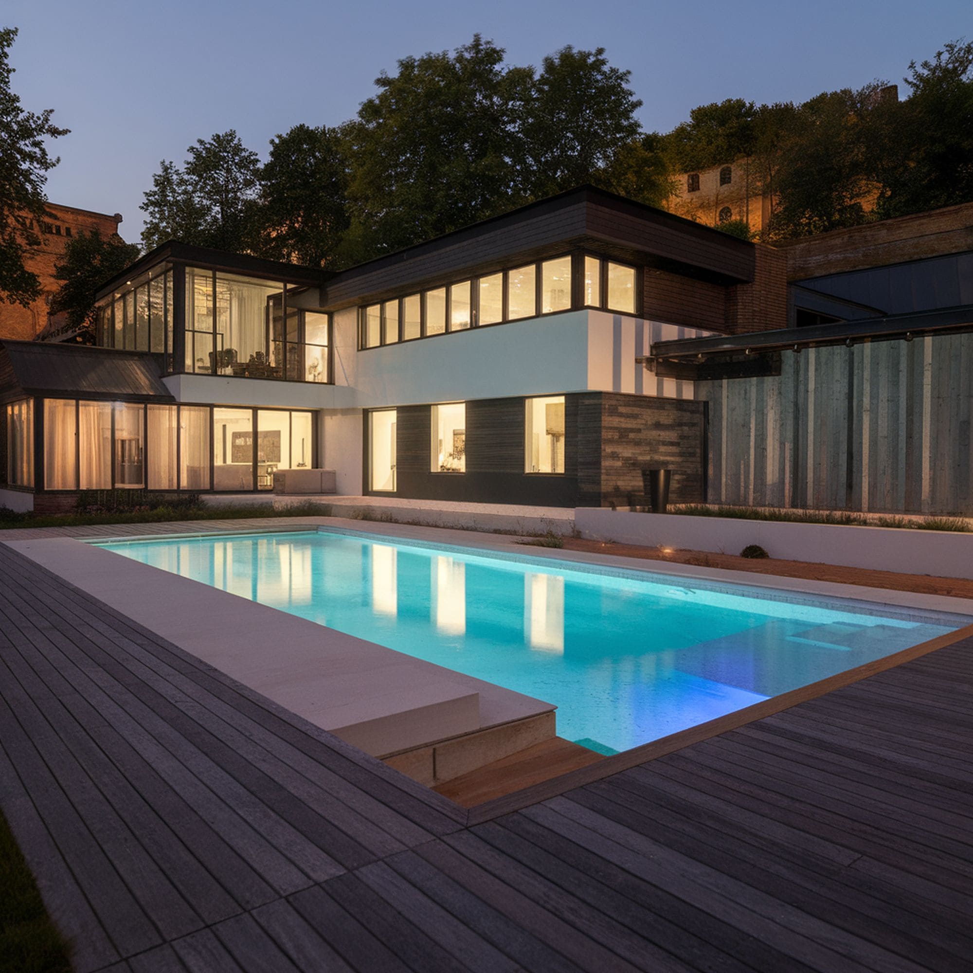 15 Modern Pool Deck Ideas For a 21st Century Home