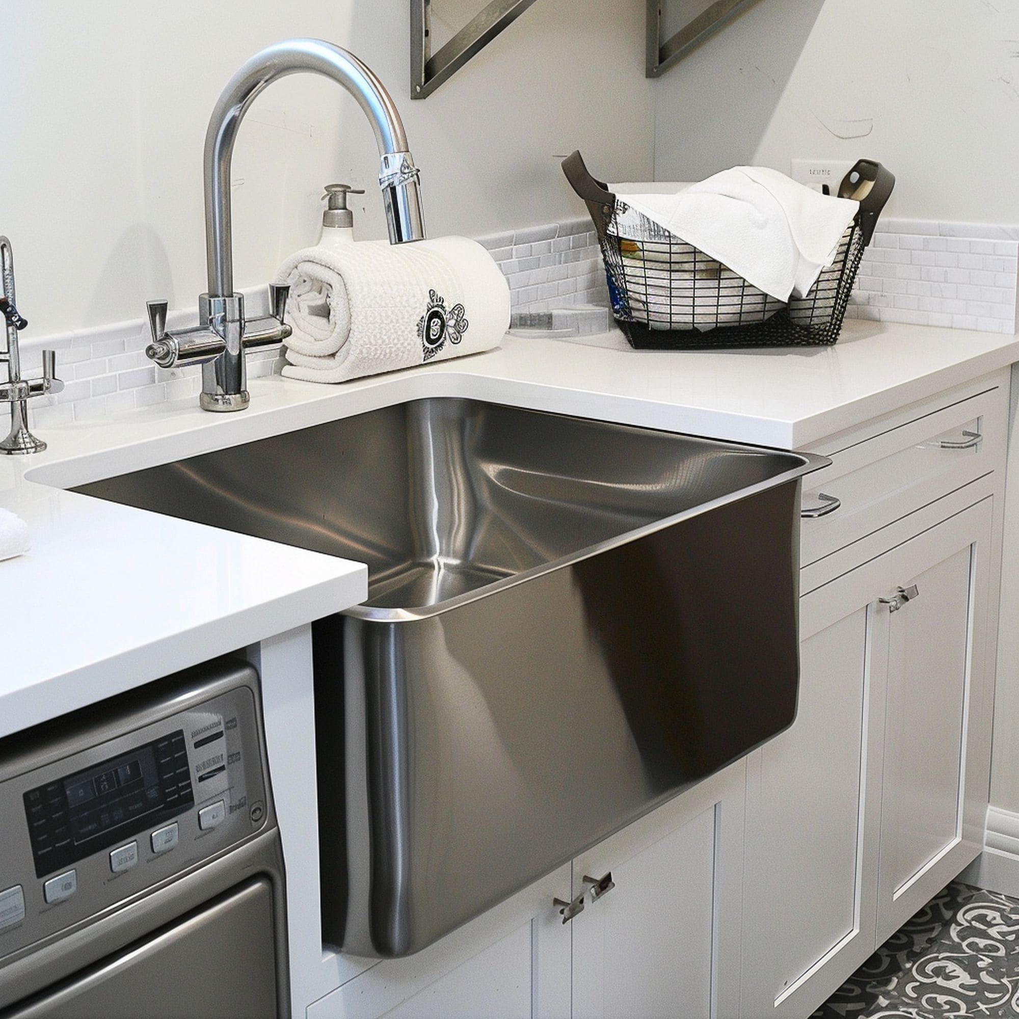 Stainless Steel Laundry Room Sink
