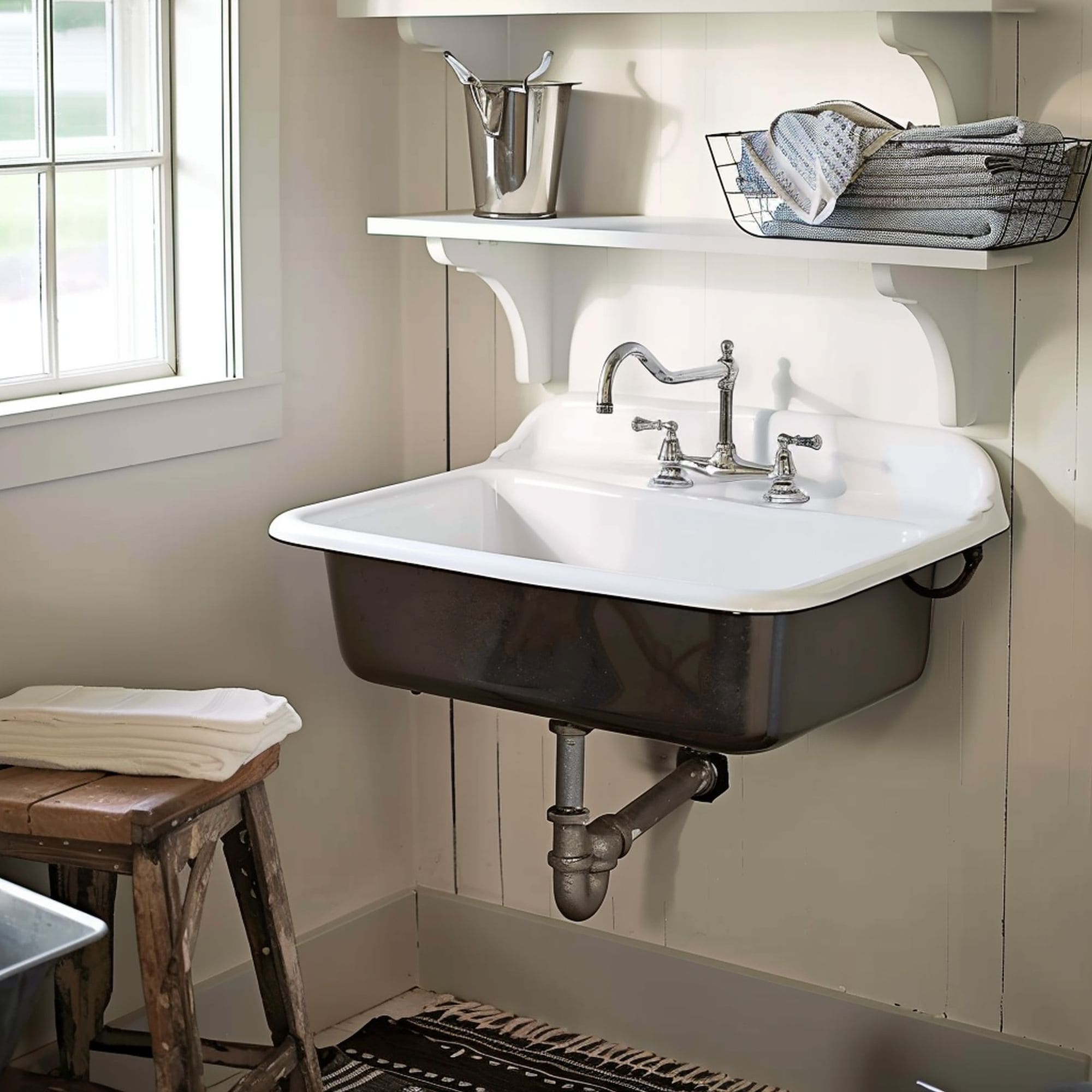 Cast Iron Laundry Room Sink